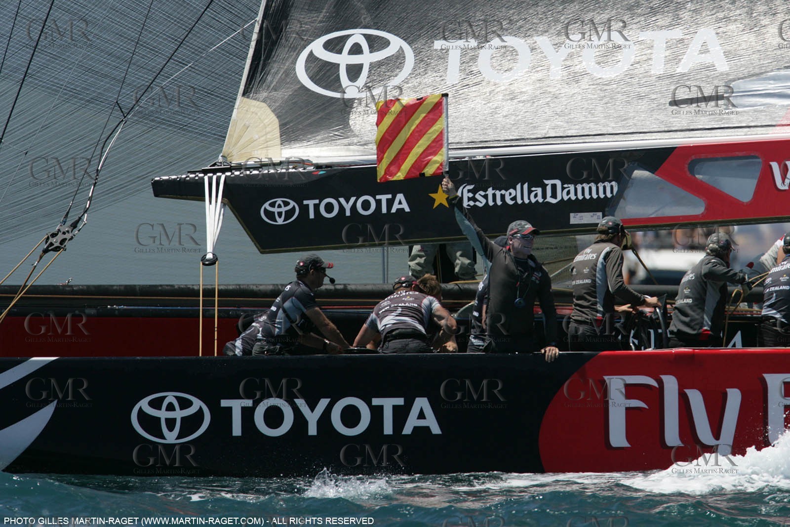 02 06 2007-Valencia (Spain)- 32nd America's Cup - Louis Vuitton Cup Final - Day 2