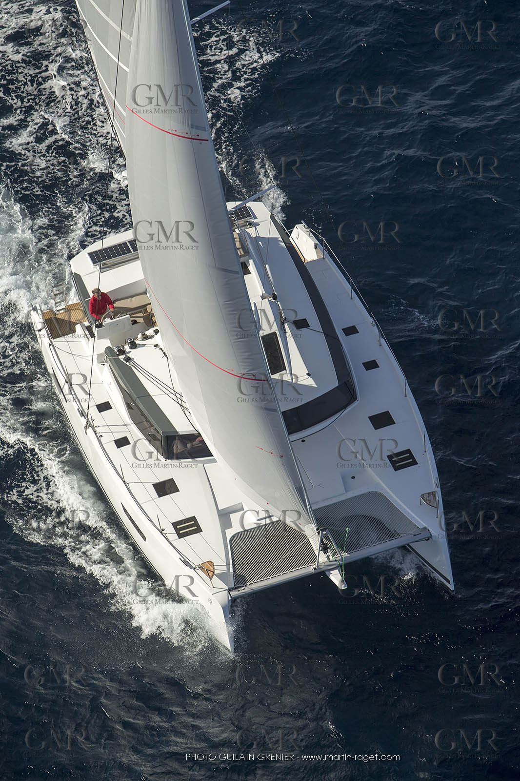 Saona 47 - Fountaine Pajot - shooting helico - 7 6 2017 - Photo Guilain Grenier