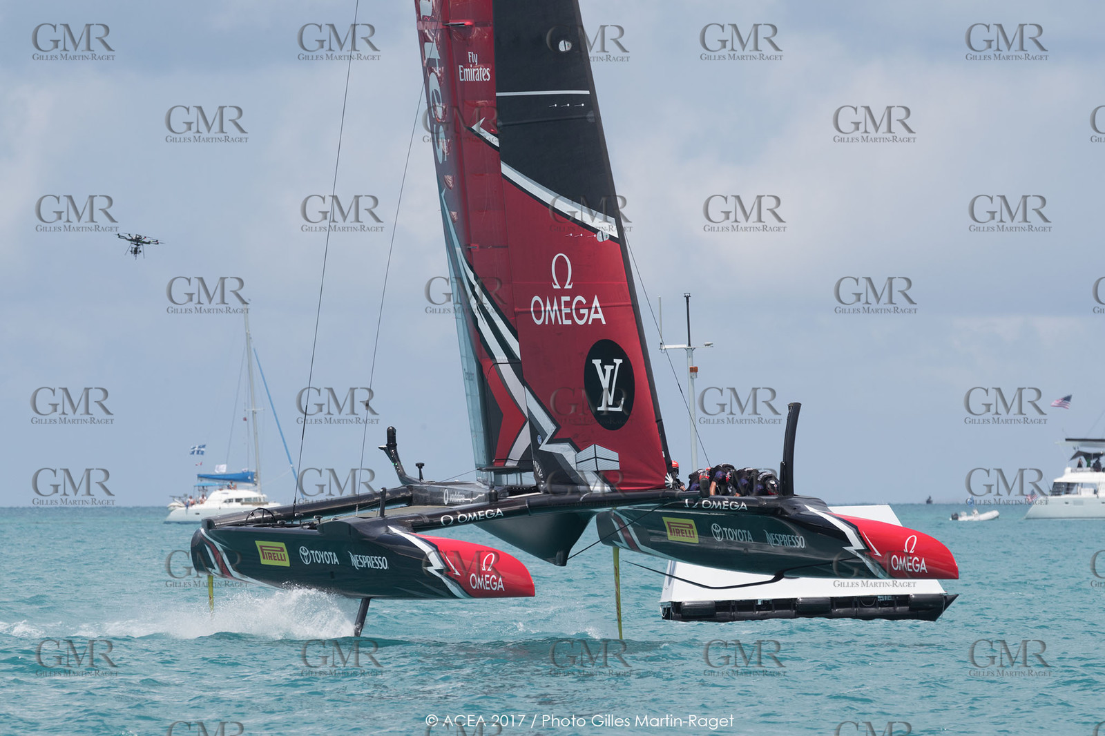 17 06 2017 - Bermuda (BDA) - 35th America's Cup 2017 - 35th America's Cup Match Presented by Louis Vuitton, Race day 1