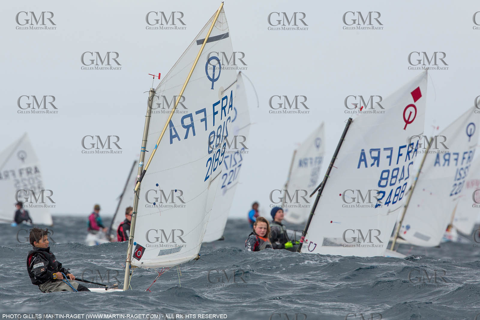 15 04 2016, Marseille (FRA,13), SNIM Dériveurs, Coupe Internationale de Printemps Optimist, Final Day