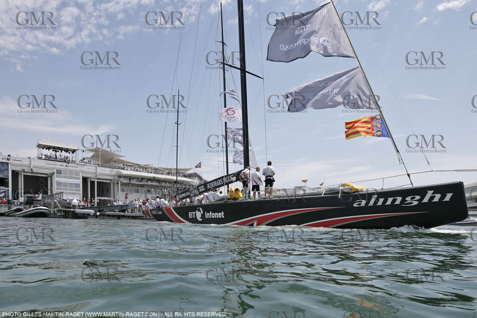 01 07 2007-Valencia (Spain)- 32nd America's Cup - Final Match - Day 7 - Alinghi vs Emirates Team New Zealand