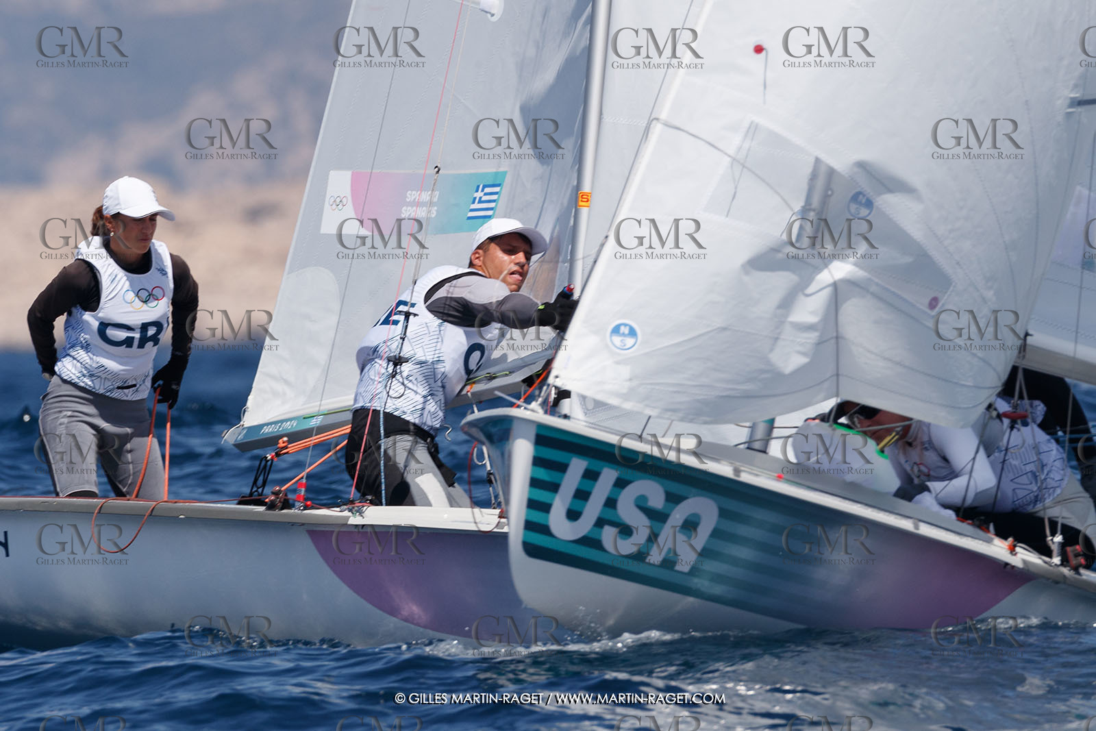 03 08 2024, Marseille (FRA), Paris 2024 Olympic Games, Sailing, Race Day 7