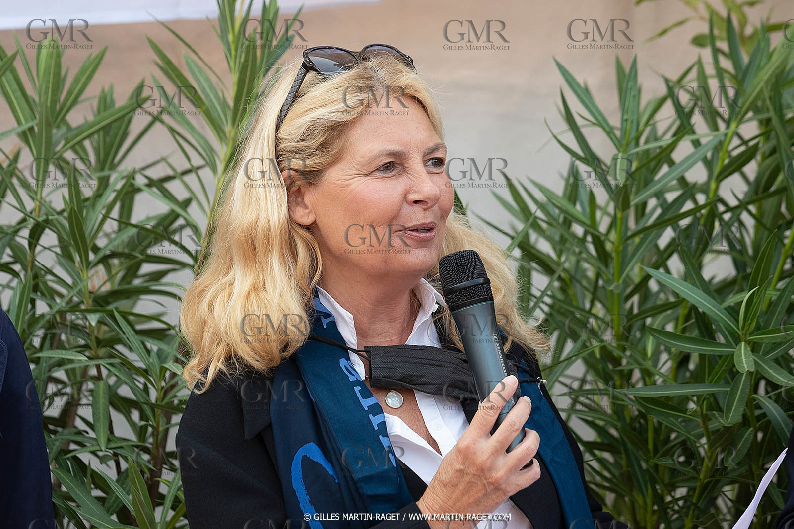 26 09 2021, Saint-Tropez (FRA,83, Voiles de Saint-Tropez 2021, inauguration du village, Sylvie Siri (Maire de Saint-Tropez)