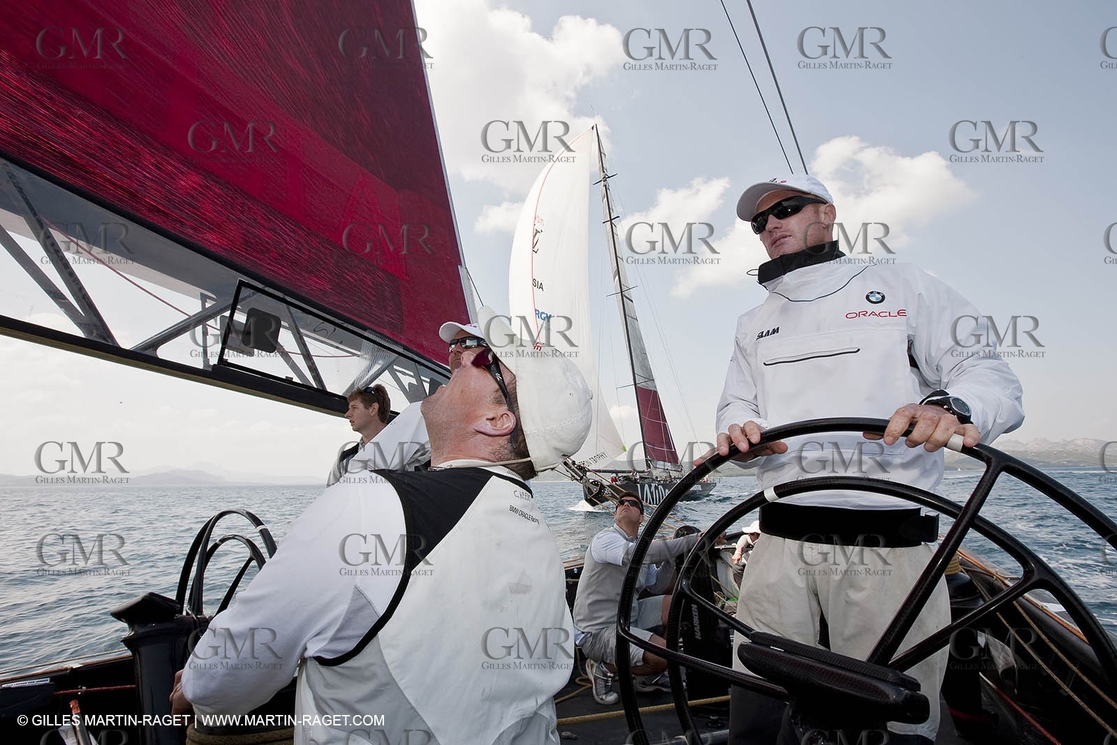 19 05 2010 - La Maddalena (ITA, Sardinia) Louis Vuitton Trophy - BMW ORACLE Racing - Training