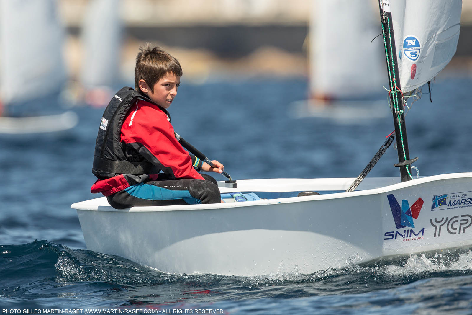 14 04 2016, Marseille (FRA,13), SNIM Dériveurs, Coupe Internationale de Printemps Optimist, Day 4