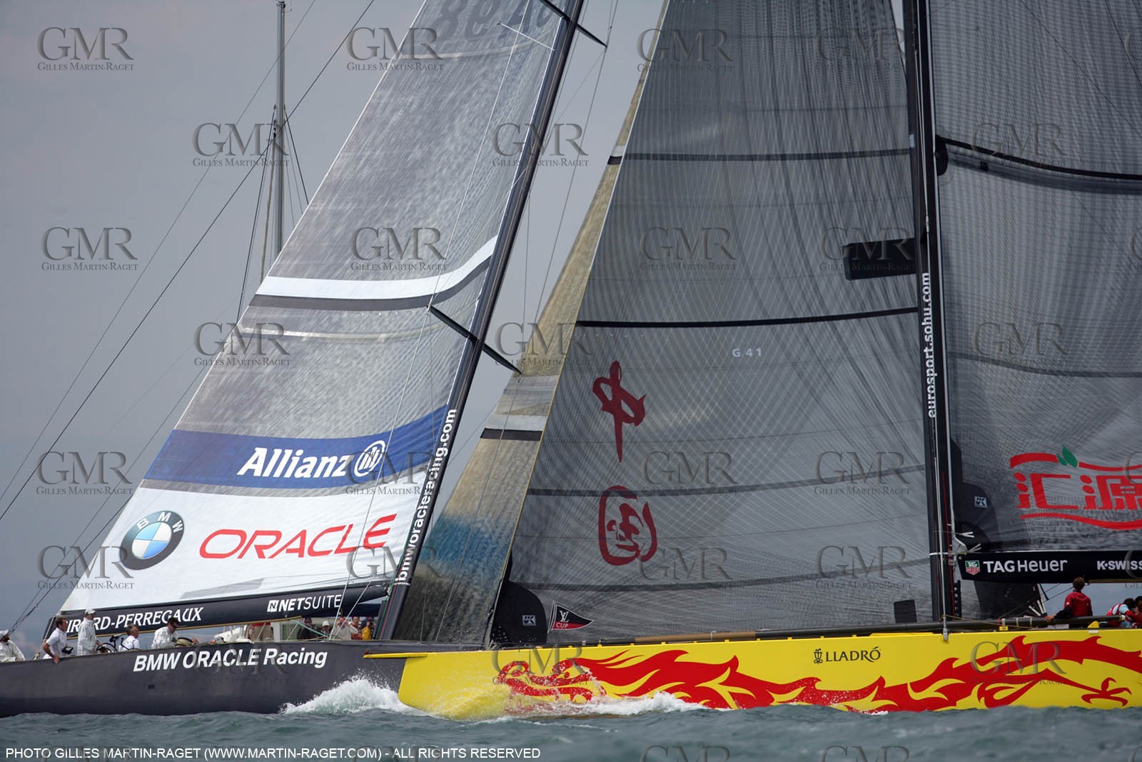 30 04 2007-Valencia (Spain)- 32nd America's Cup - Louis Vuitton Cup - RR2 - Day 2 - BMW ORACLE Racing