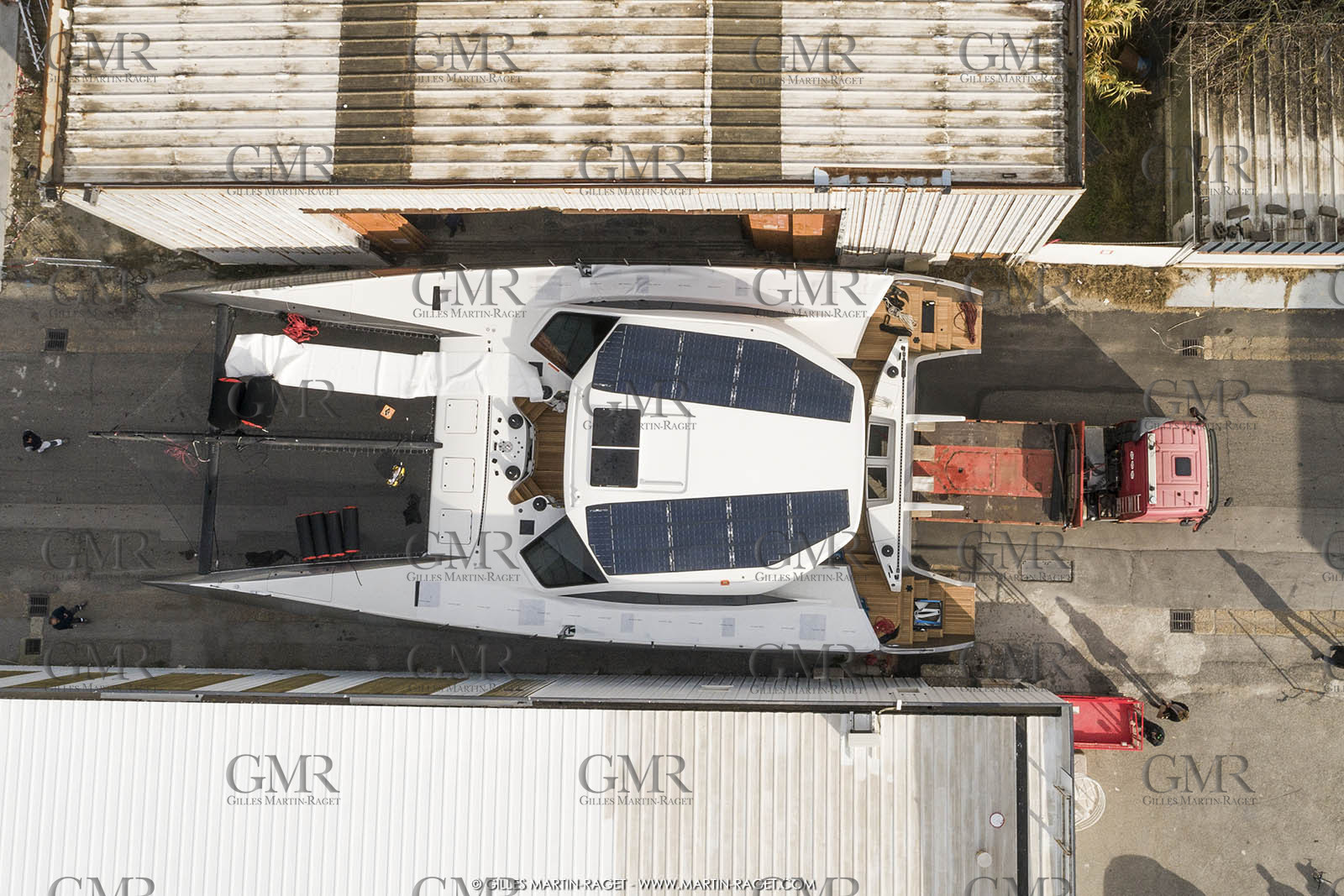 17 01 2018, La Grande Motte (FRA), Gunboat 68  1 launch