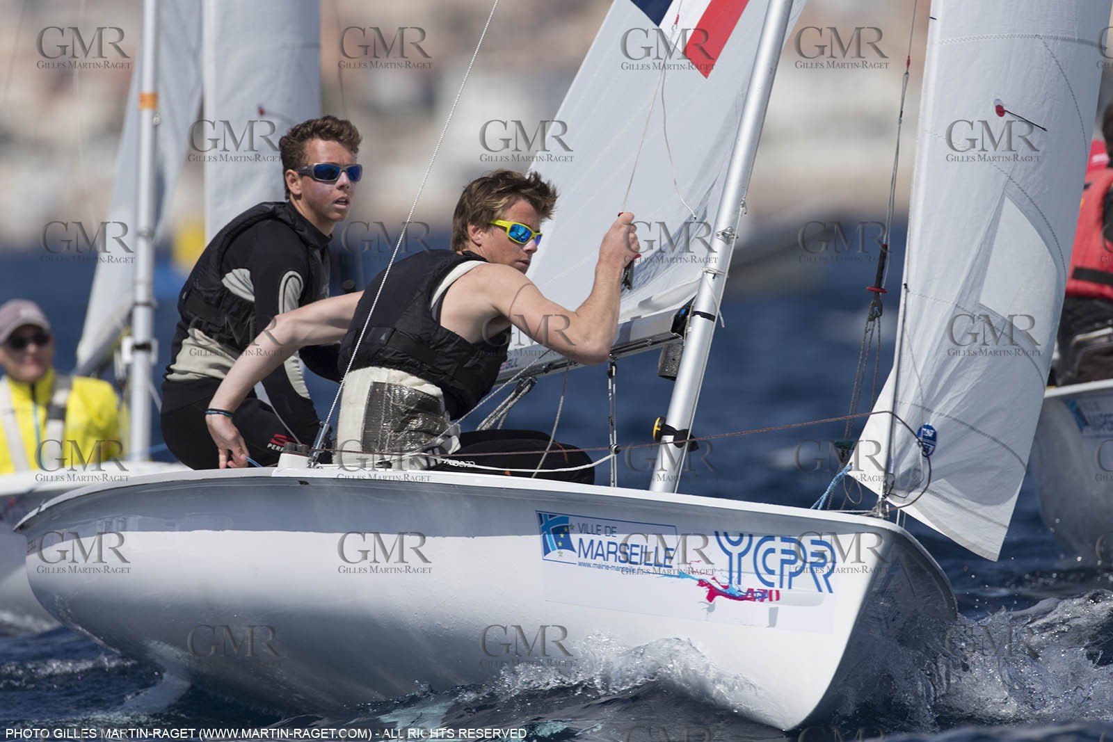 10 04 2015, Marseille (FRA), Yachting Club de la Pointe Rouge - Coupe Internationale de Printemps des 470, Day 3
