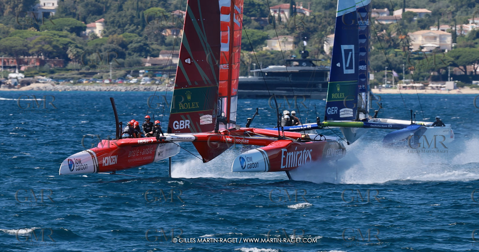 10 09 2025, Saint-Tropez,(FRA), Rockwool SailGP France Saint-Tropez, Race Day 1