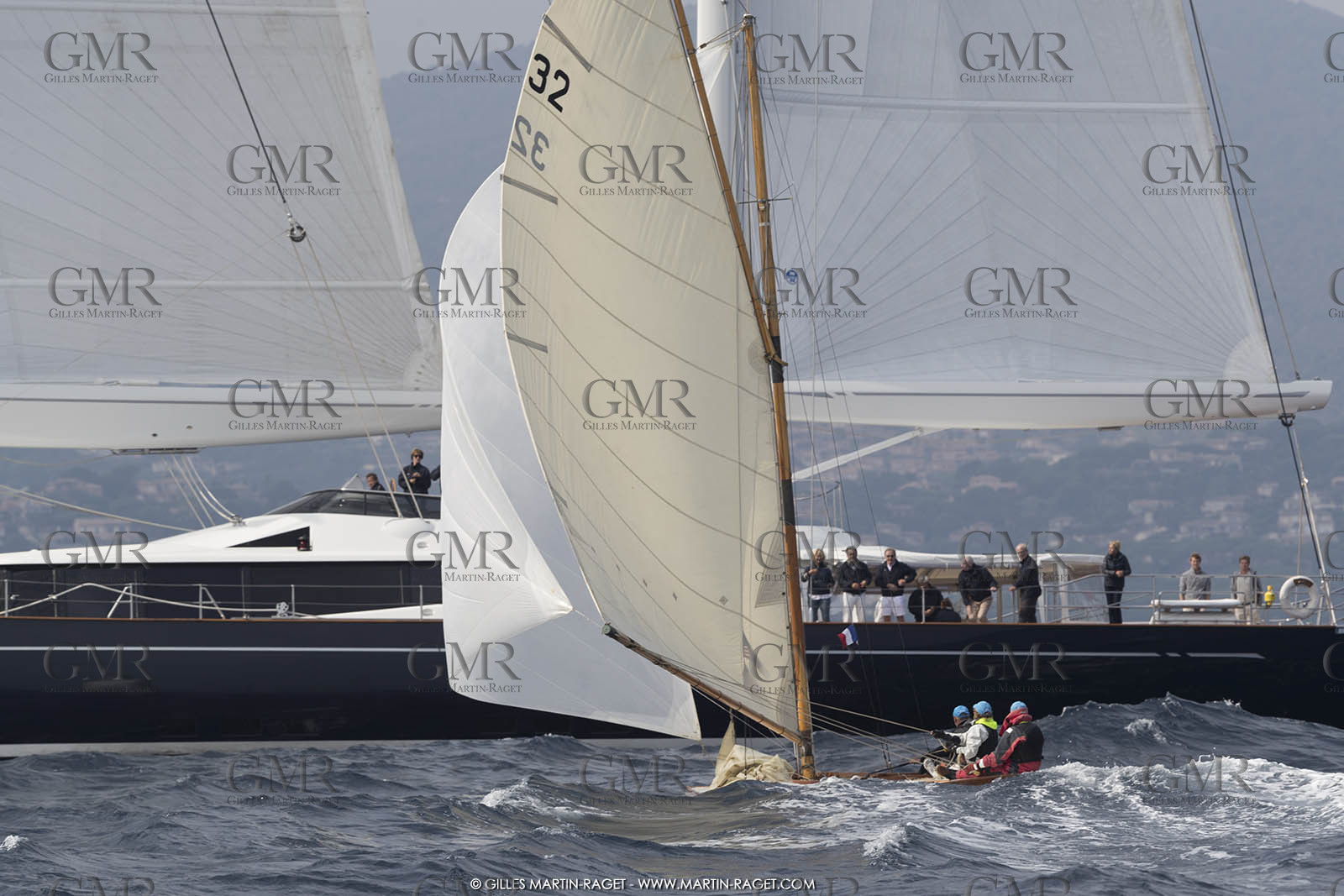 01 10 2017, Saint-Tropez (FRA,83), Les Voiles de Saint-Tropez 2017, Entrainements libres et arrivée de la Coupe du Yacht Club de France