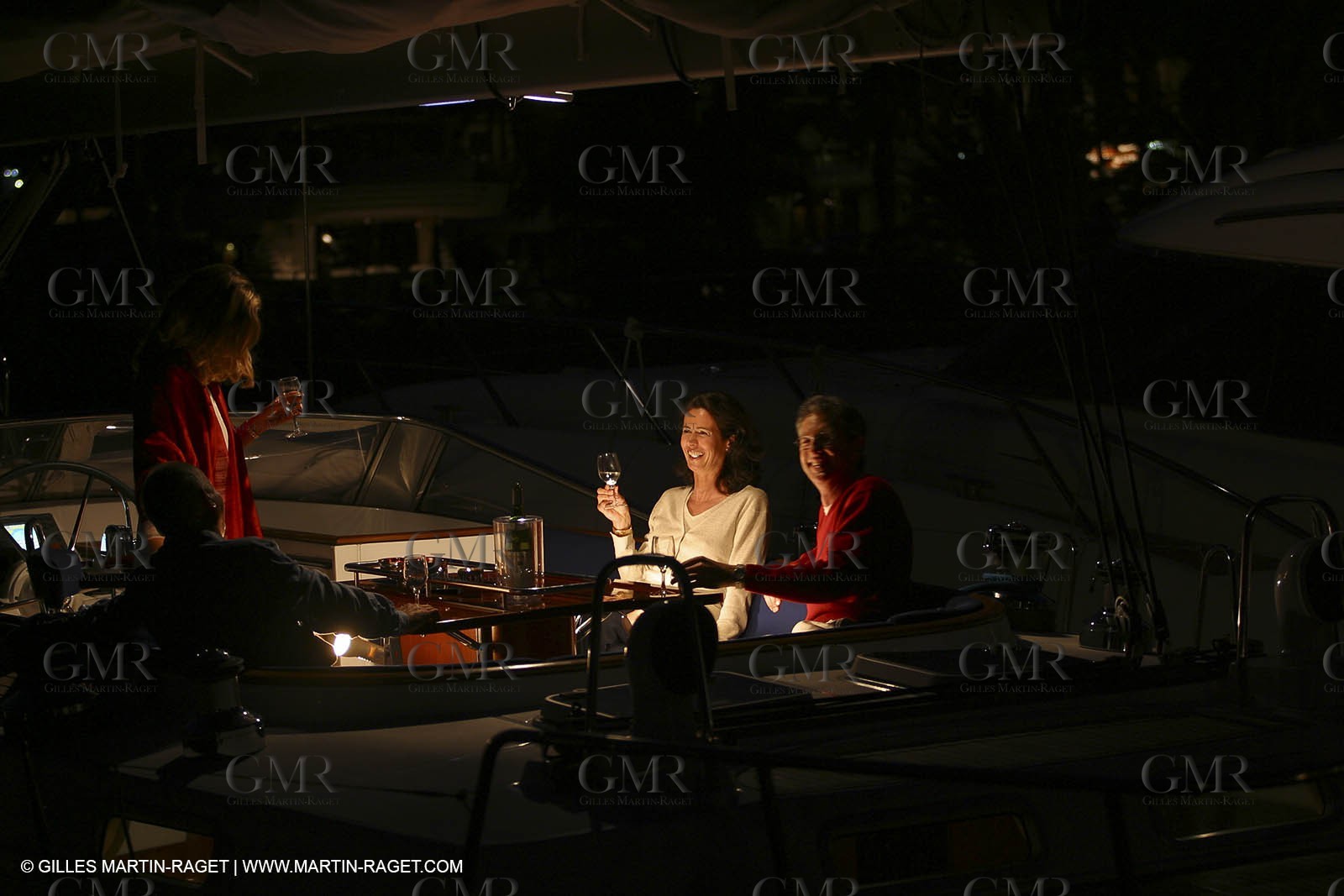 Sail - Cruising - People - At night