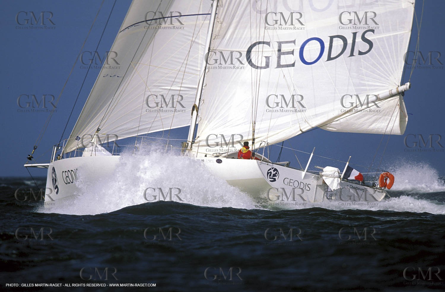 1996 - Vendée Globe   - Geodis - Christophe Auguin - Winner