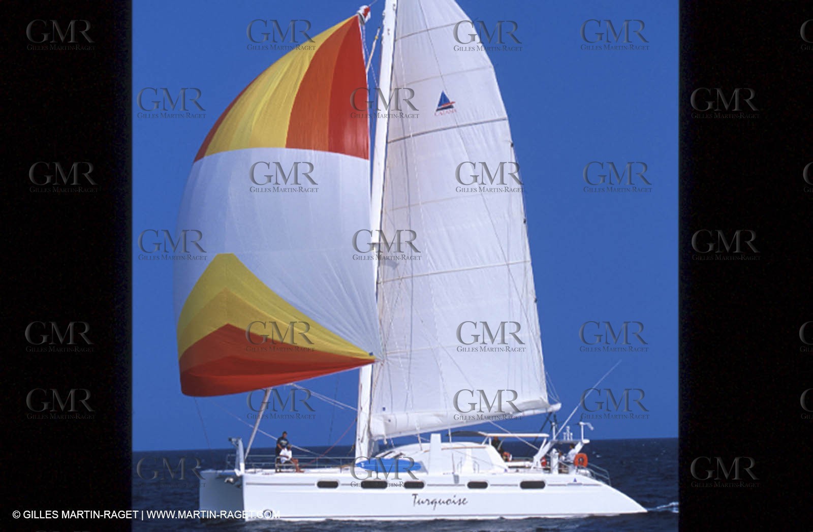 Cruising multihull sailing