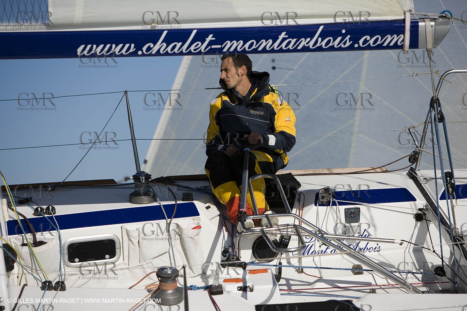 15 02 2007 - La Grande Motte (FRA) - Onedesign Figaro II - Thierry Duprey du Vorsent (Domaine de Monts d'Arbois)