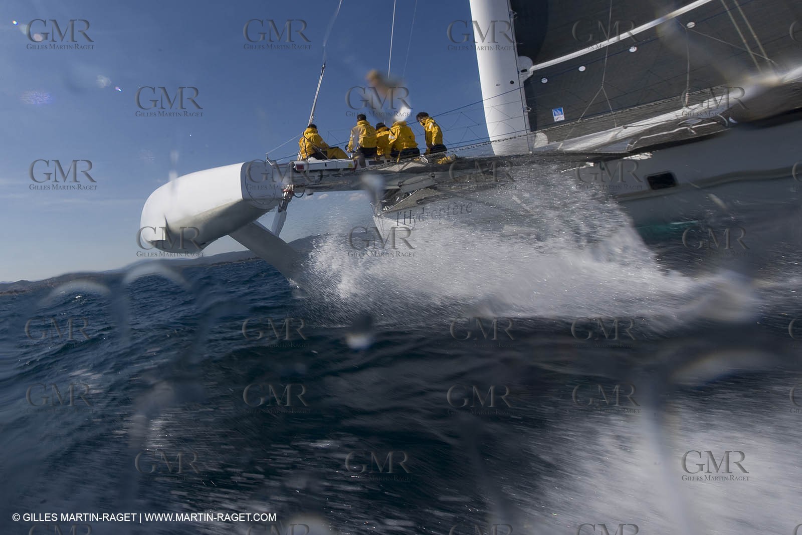 14 06 2008 - Toulon-Hyères (FRA,83) - 50 knots record attempt trials by l'Hydroptère