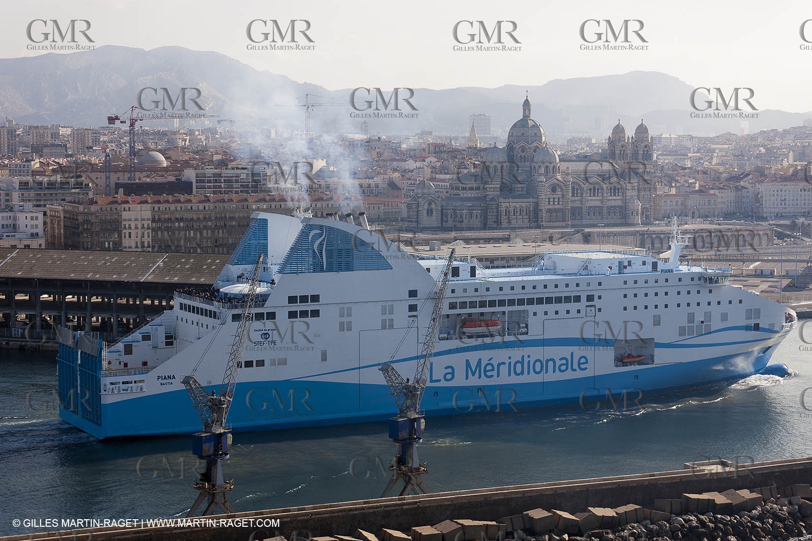 14 01 2012 - Marseille (FRA,13) - La Meridionale shipping company - the Piana off Marseille and the Calanques