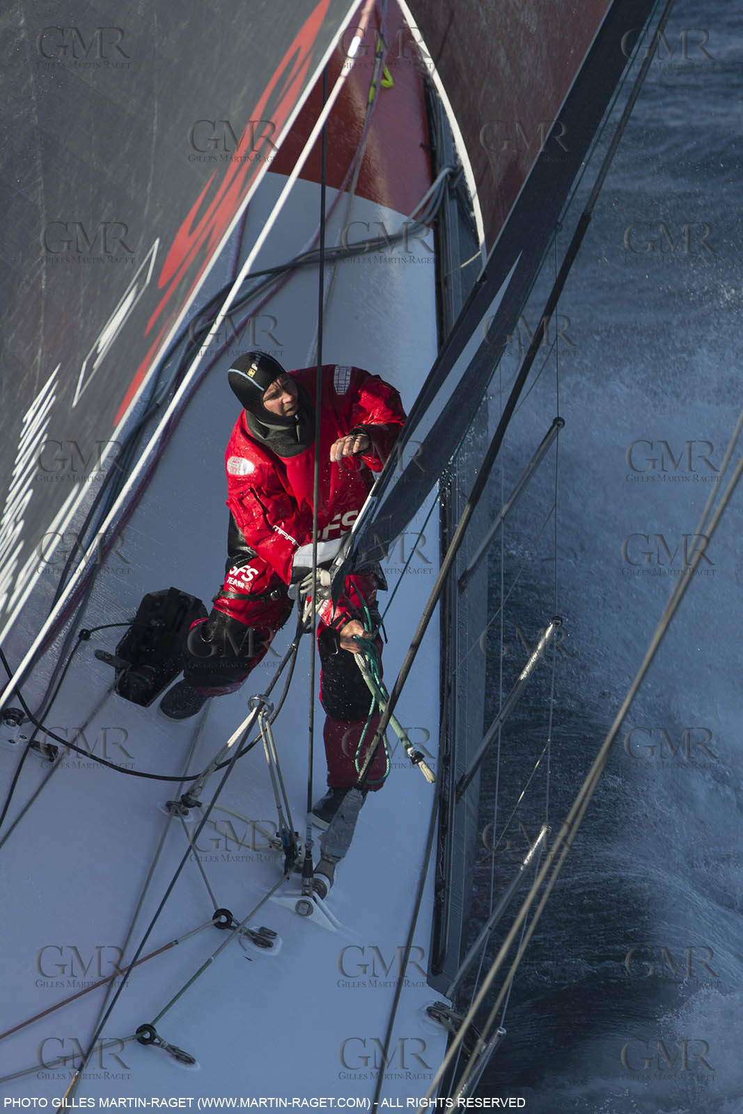 24 mars 2016   Marseille (FRA,13), SFS II (skipper Lionel Péan), last training before Marseille Sailing Week
