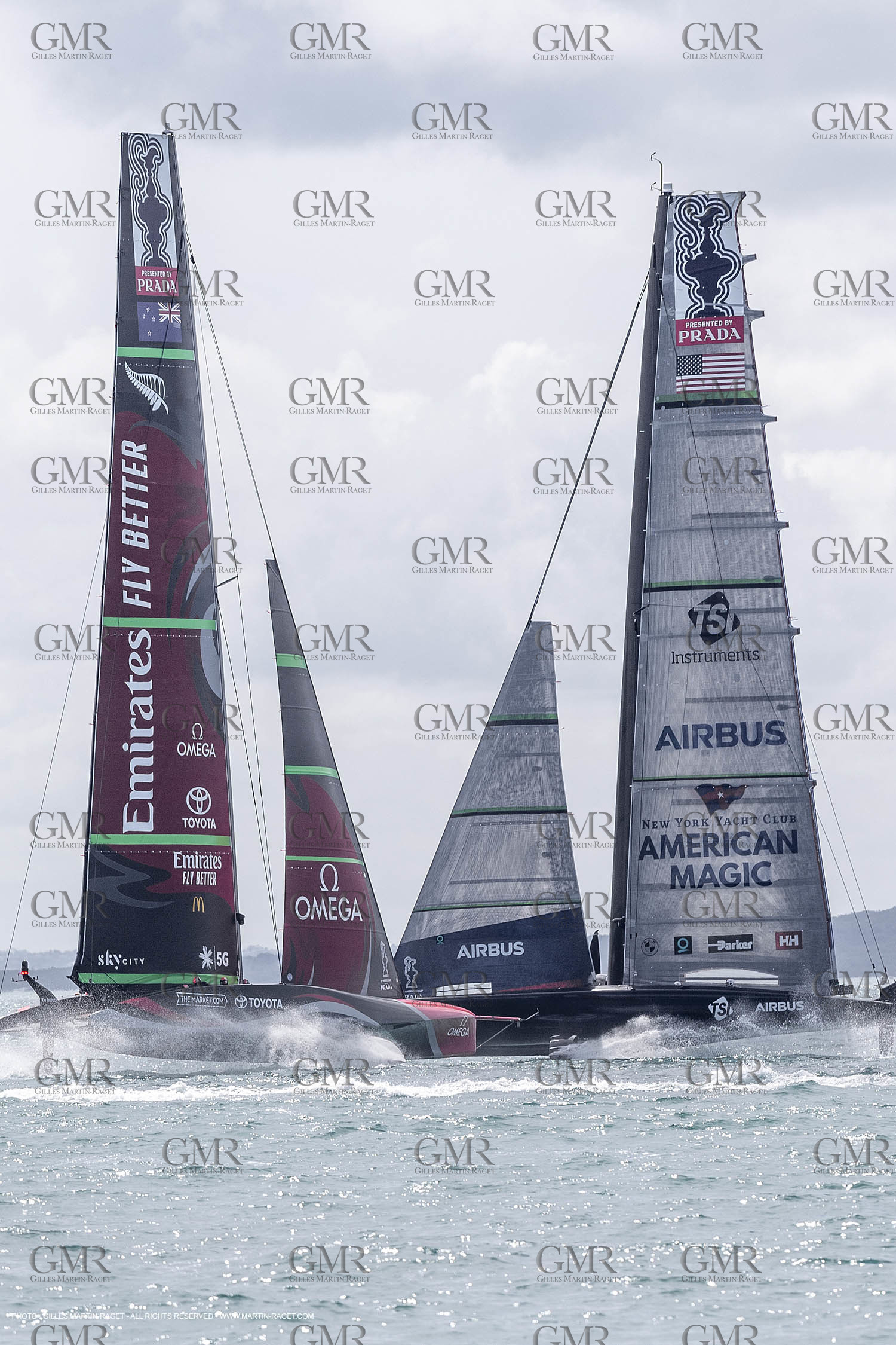 08 12 2020 - Auckland (NZL) - 36th America's Cup - Practice Sessions - Day 1