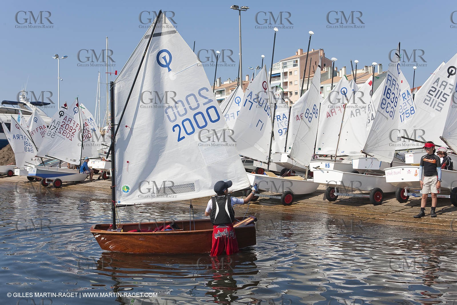24 05 2010 - Hyères (FRA,83) - wooden optimist