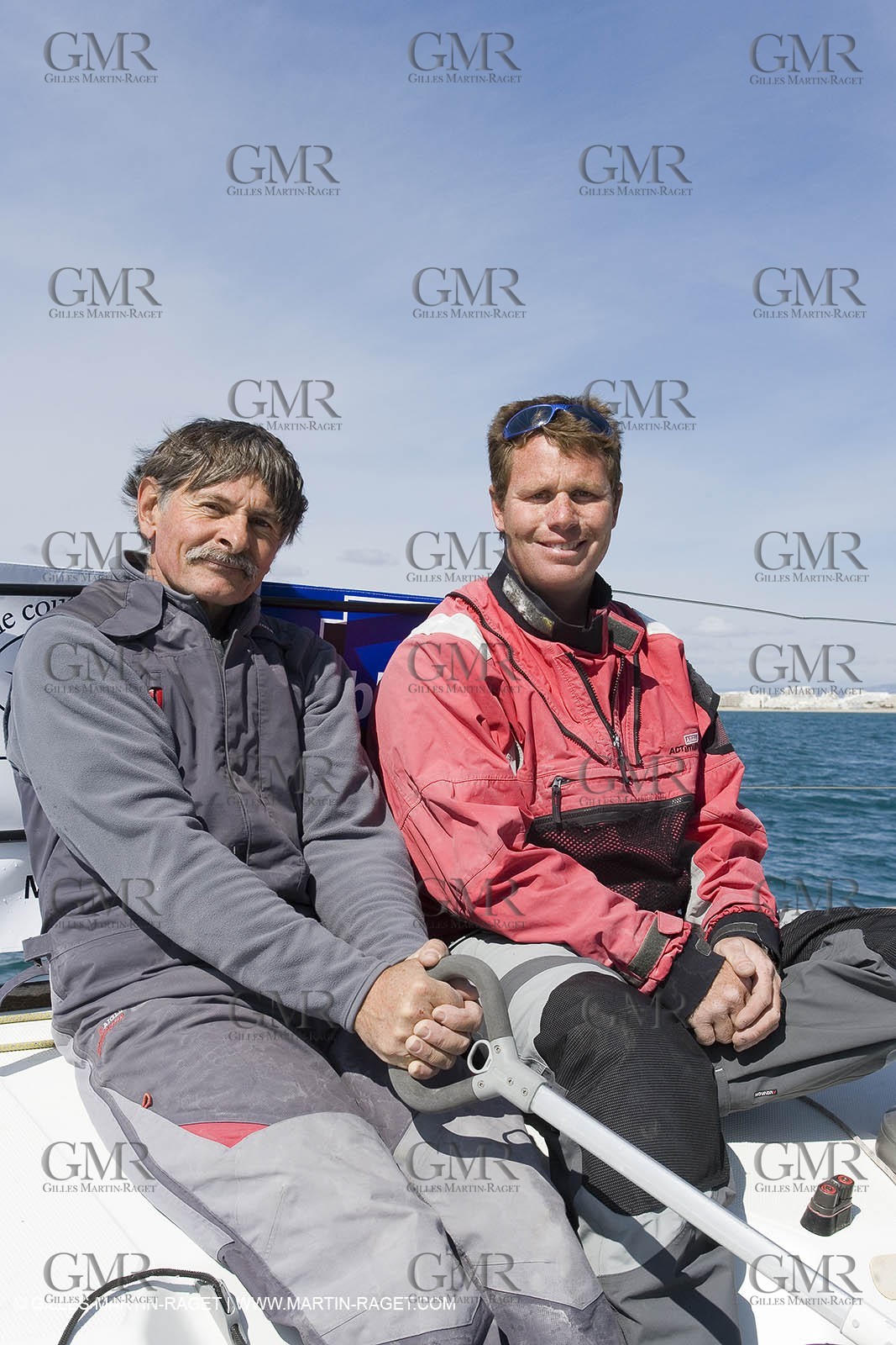 27 03 08- La Grande Motte- (FRA,34) Transat AG2R 2008- Jean-Paul Mouren- Laurent Pellecuer