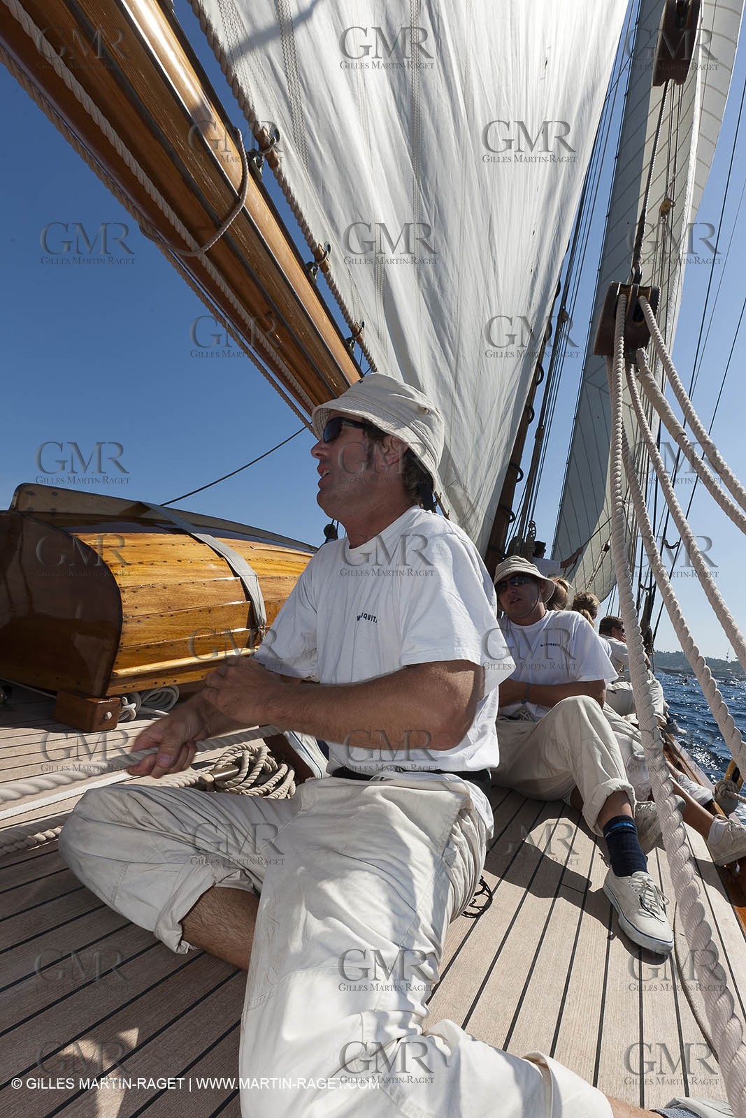 01 10 2011 - Saint Tropez (FRA,13) - Voiles de Saint Tropez 2011 - Classic Yachts - Day 5 - Onboard Mariquita