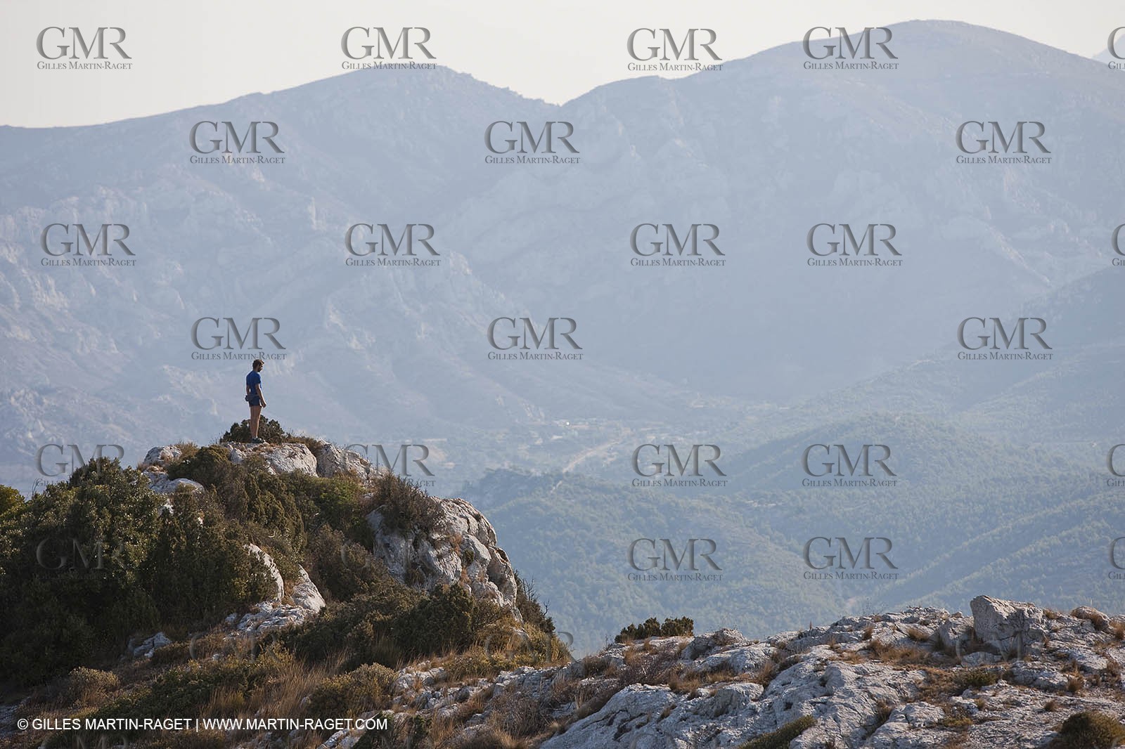 10 09 2009 - Marseille (FRA, 13) - Les Calanques - Massif de Marseilleveyre - At the top