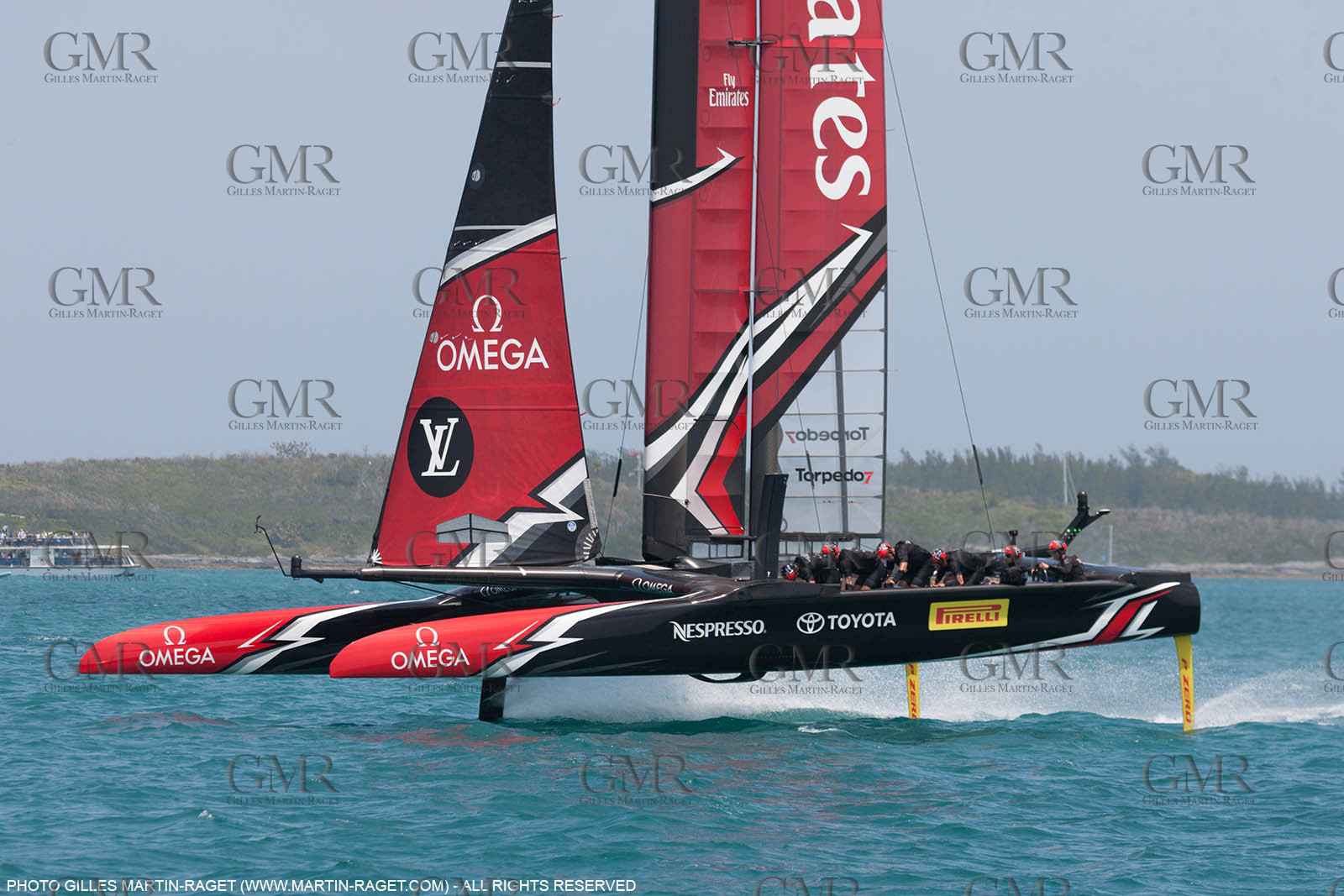 08 06 2017 - Bermuda (BDA) - 35th America's Cup Bermuda 2017 - Louis Vuitton America's Cup Playoffs semi-finals, Day 5