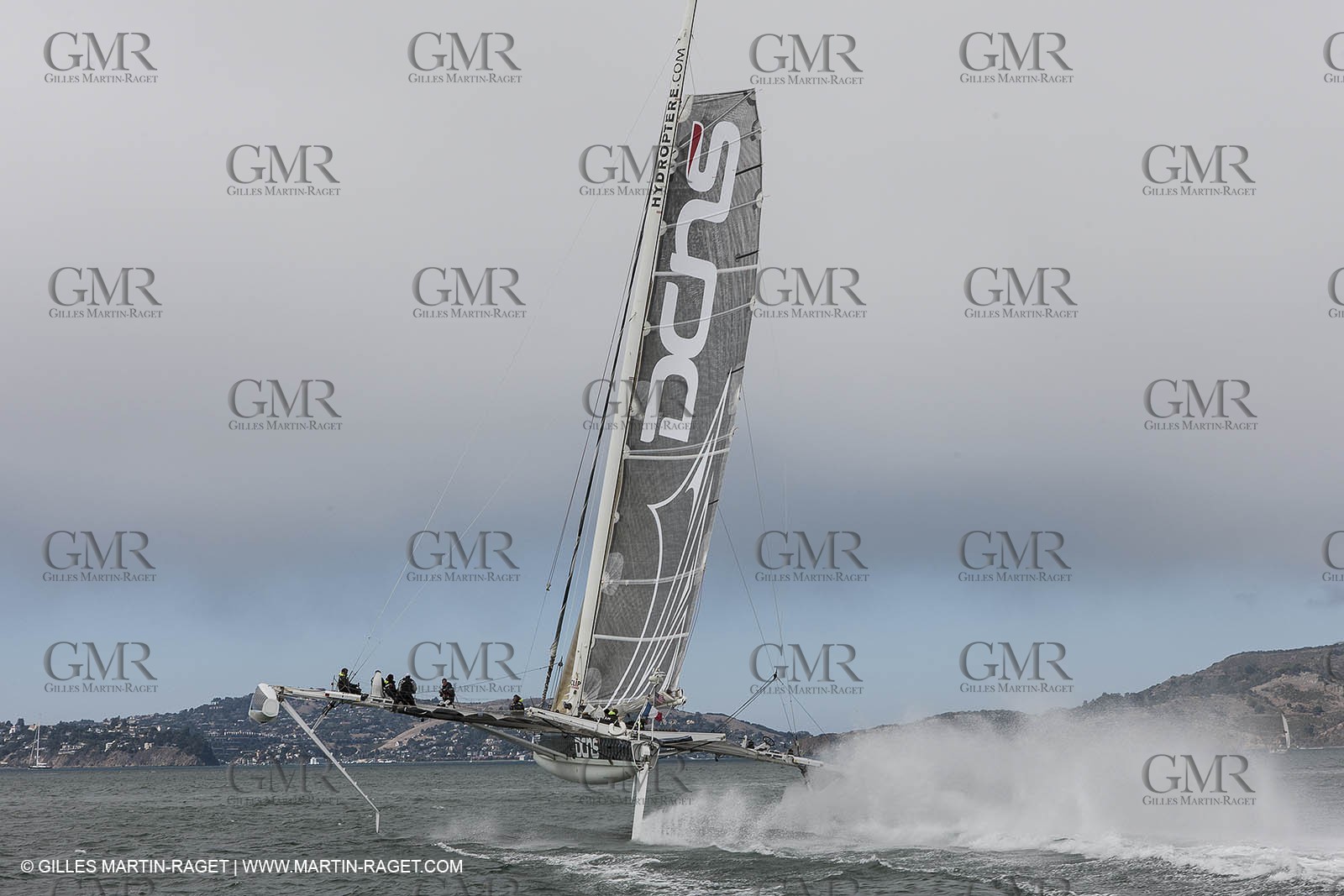 23 08 2012 - San Francisco (USA,CA) l'Hydroptère sails in San Francisco Bay