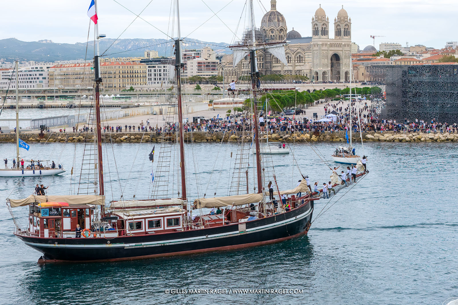 25 10 2025, Marseille (FRA), MED25 - Armada pour la Paix - Arrivée du Bel Espoir à Marseille