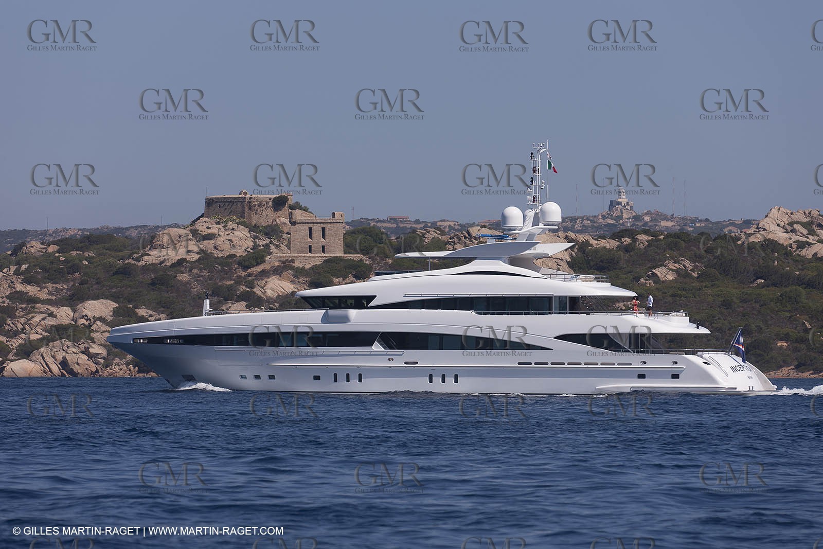 18 08 2011 - La Maddalena (ITA, Sardinia) - Motor yacht Inception