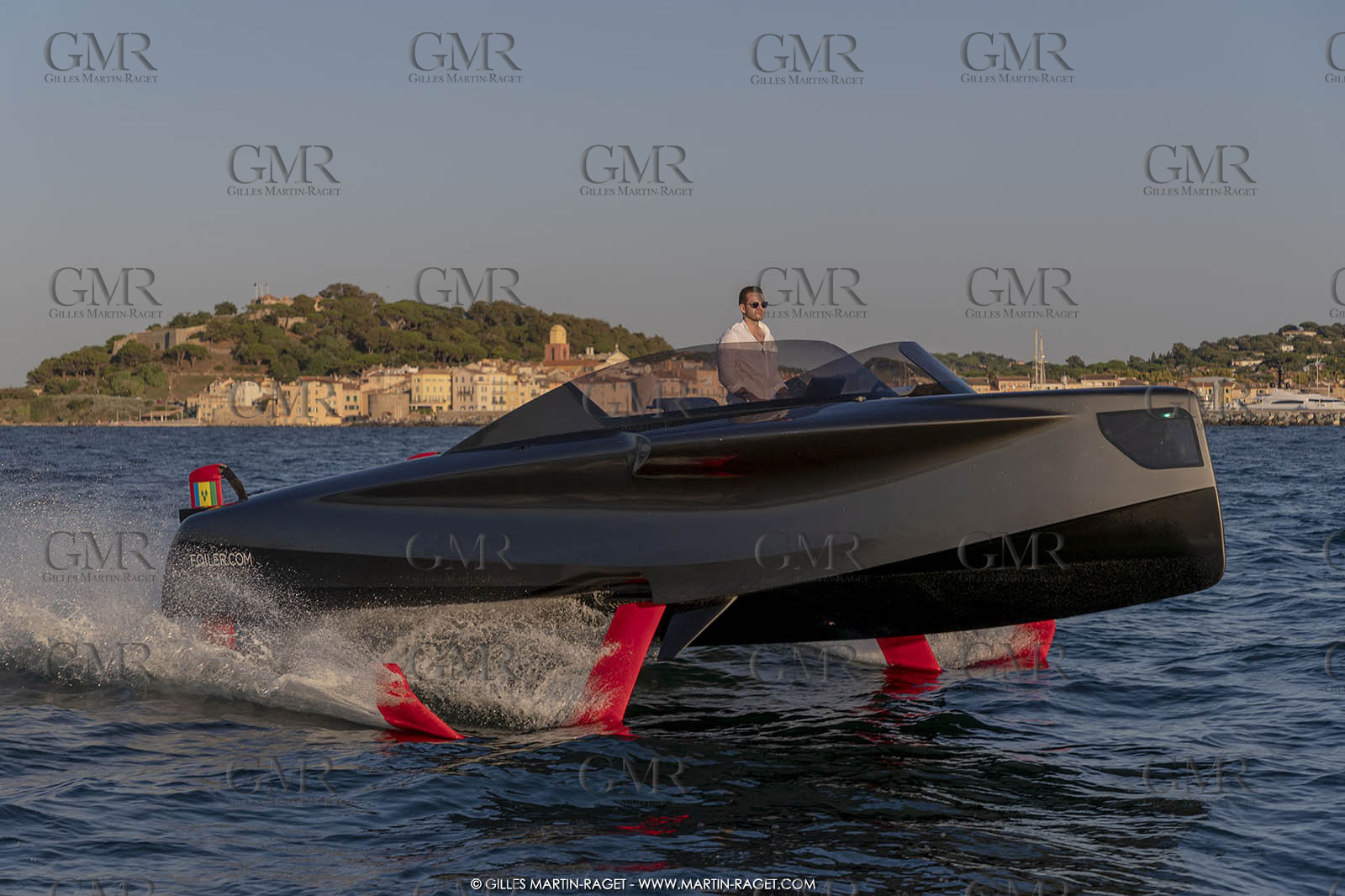 09 08 2018, Saint-Tropez (FRA,83), Foiler, the Flying Yacht by Enata