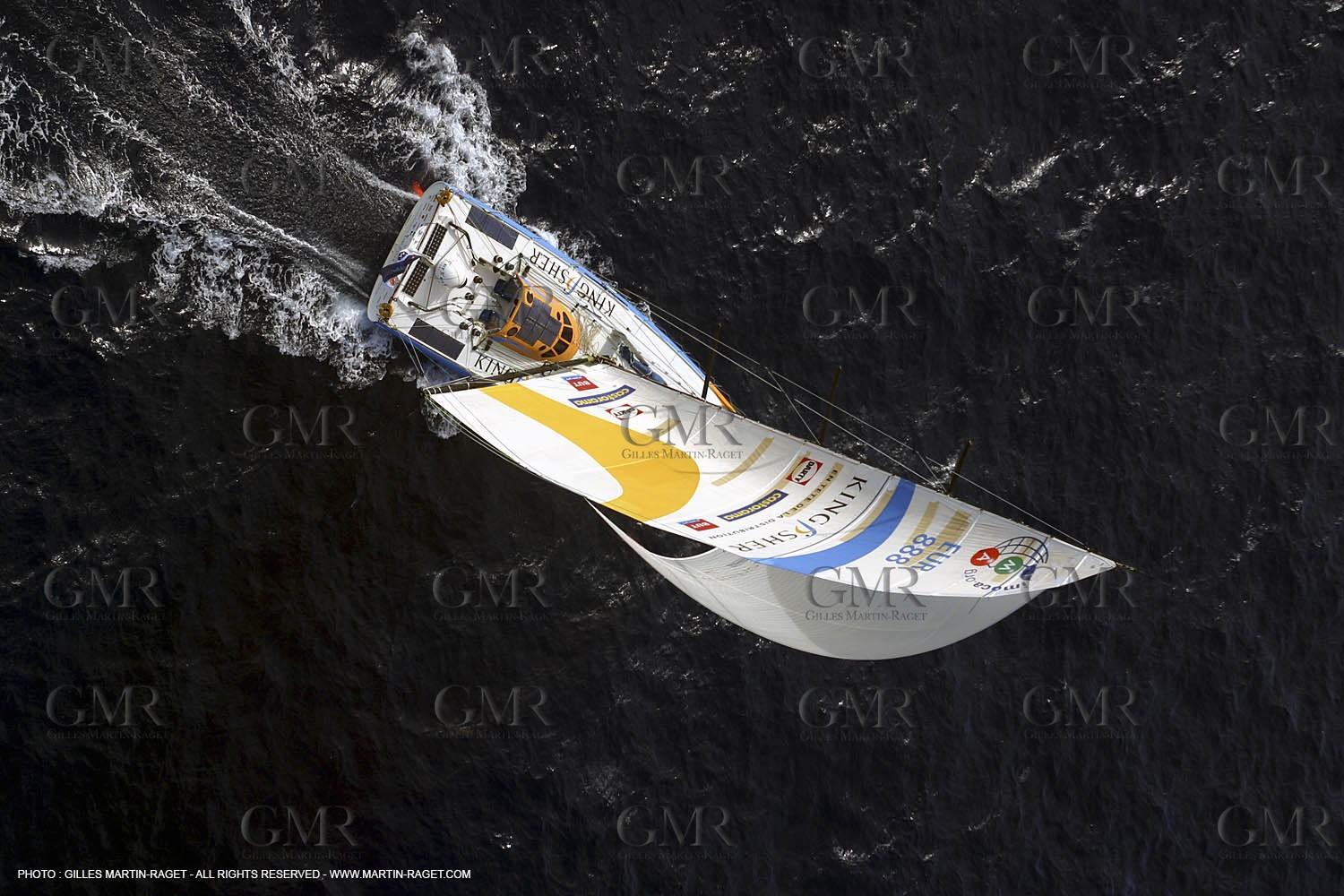 Imoca Class - 2002 Route du Rhum  - Mac Arthur Ellen - Arrivée en Gaudeloupe - Winner -