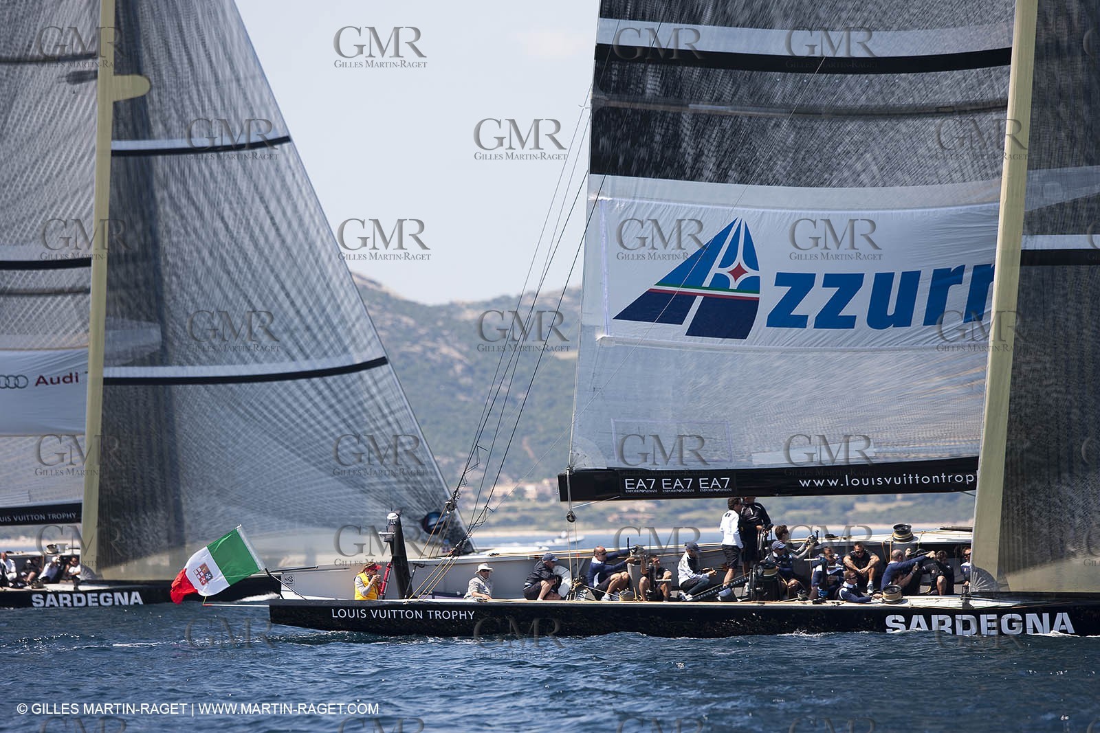 19 05 2010 - La Maddalena (ITA, Sardinia) Louis Vuitton Trophy - Racing Day 1 - Azzura Vs Mascalzone Latino