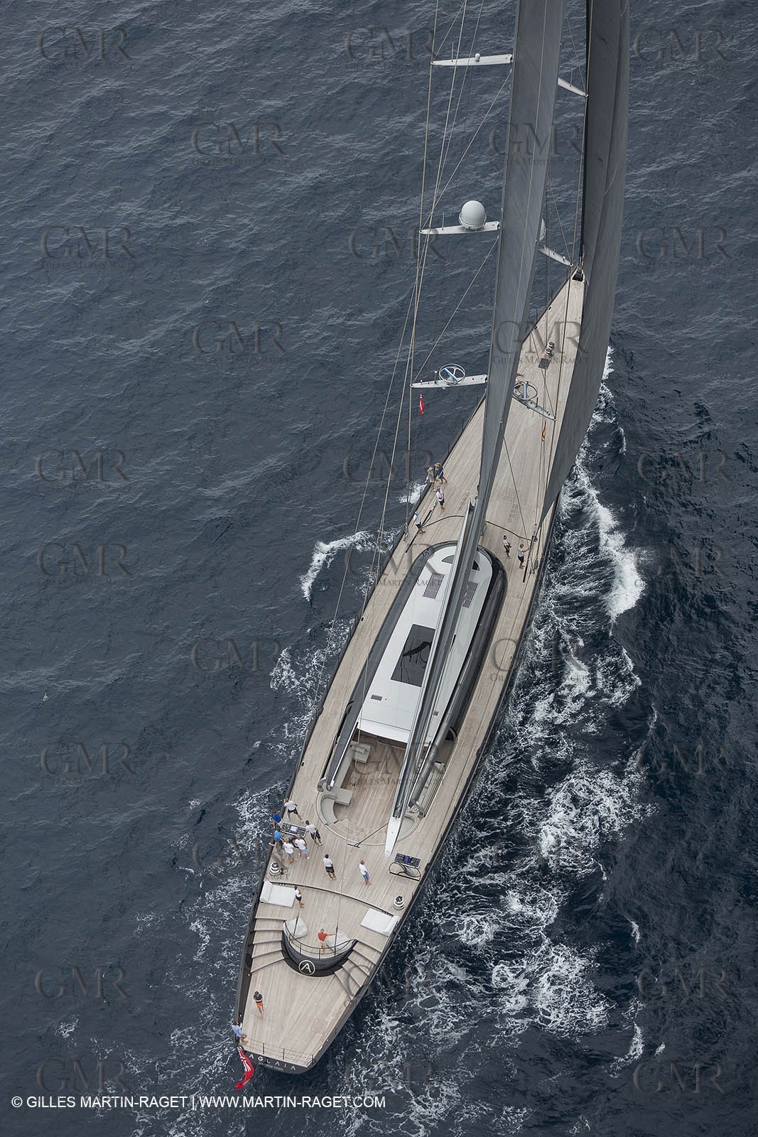 11 10 2014, Alicante (ESP), Volvo Ocean Race 2014-15 start, Super Yacht Aglaia