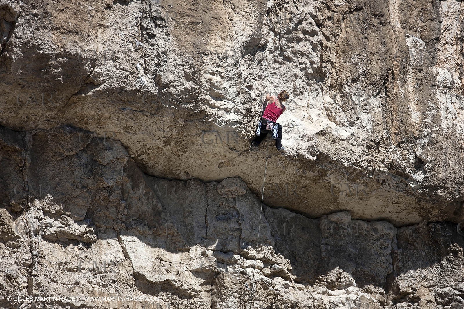 26 03 2009 - Marseille (FRA, 13) - Les Calanques - Sugiton - Les toits cliff