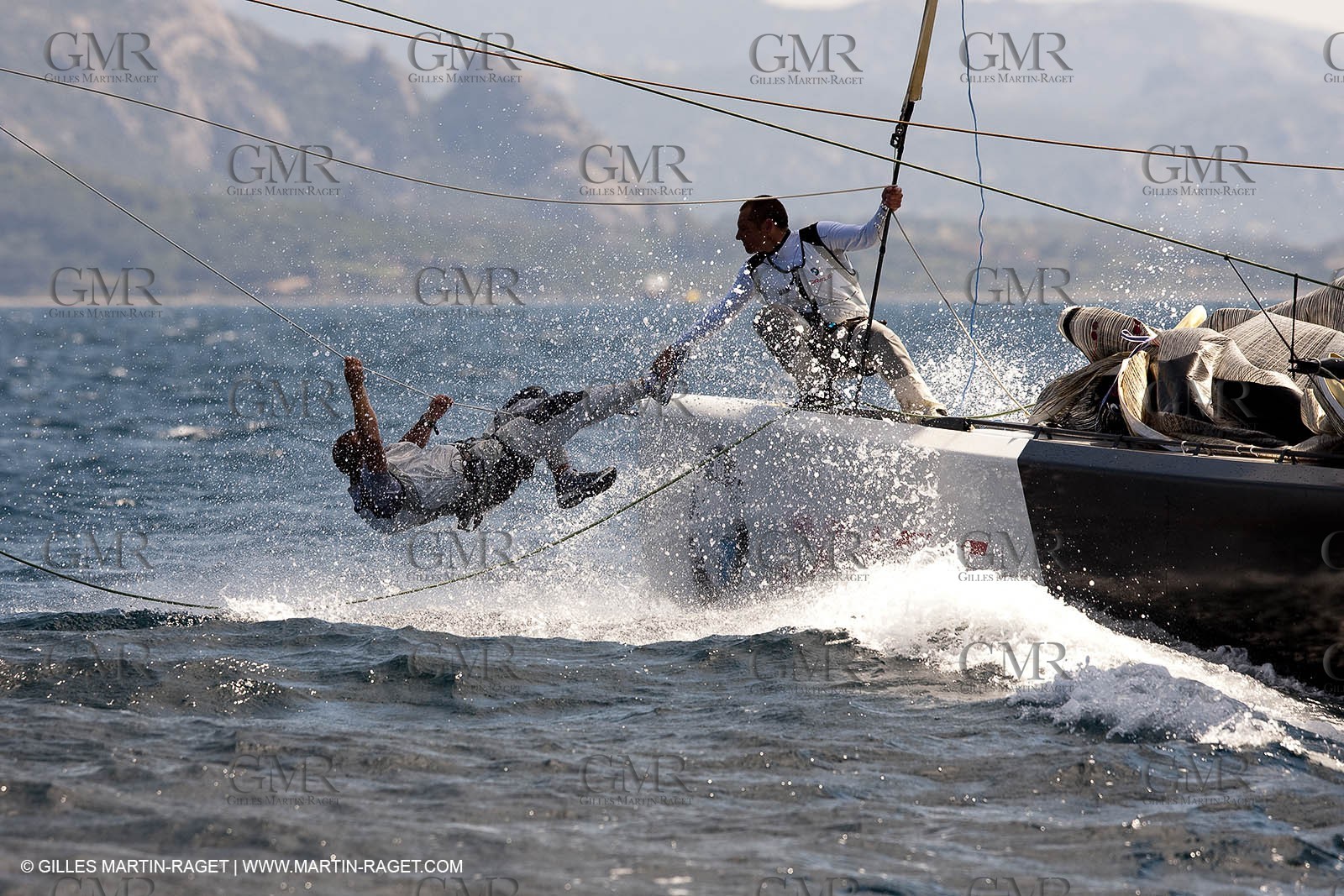 19 05 2010 - La Maddalena (ITA, Sardinia) Louis Vuitton Trophy - BMW ORACLE Racing - Training
