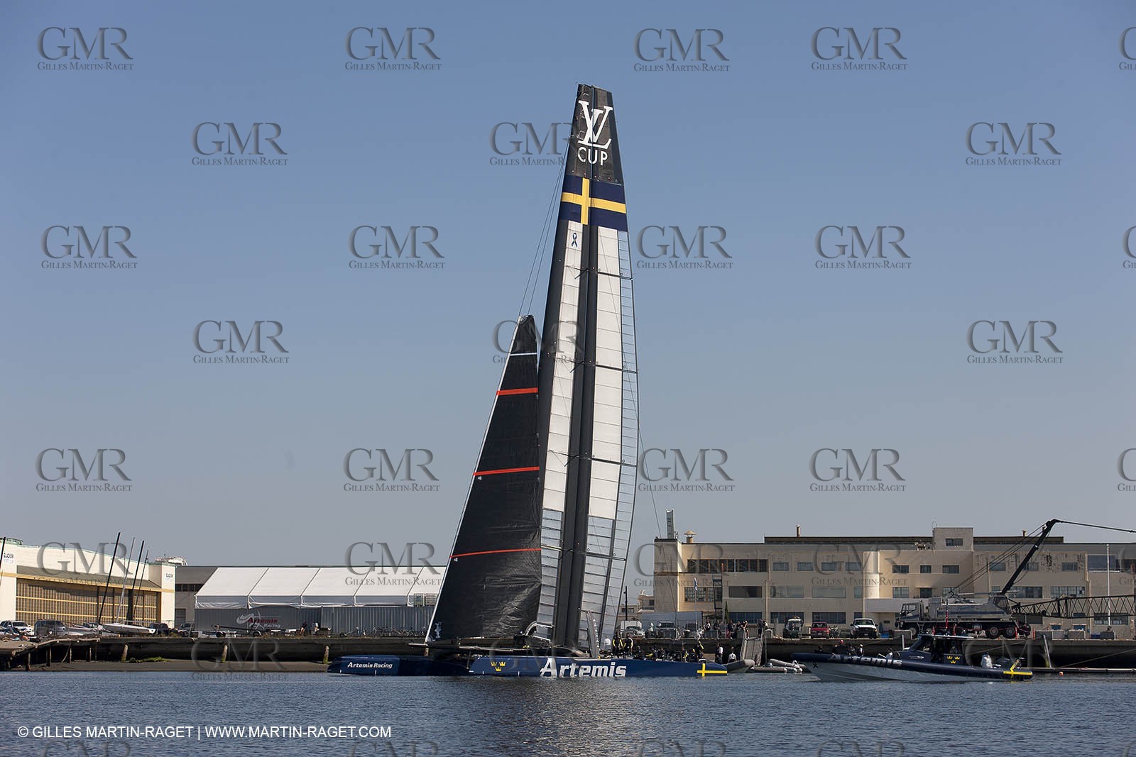 23 07 2013 - San Francisco (USA,CA) - 34th America's Cup - Artemis Racing AC72  2 first Sail