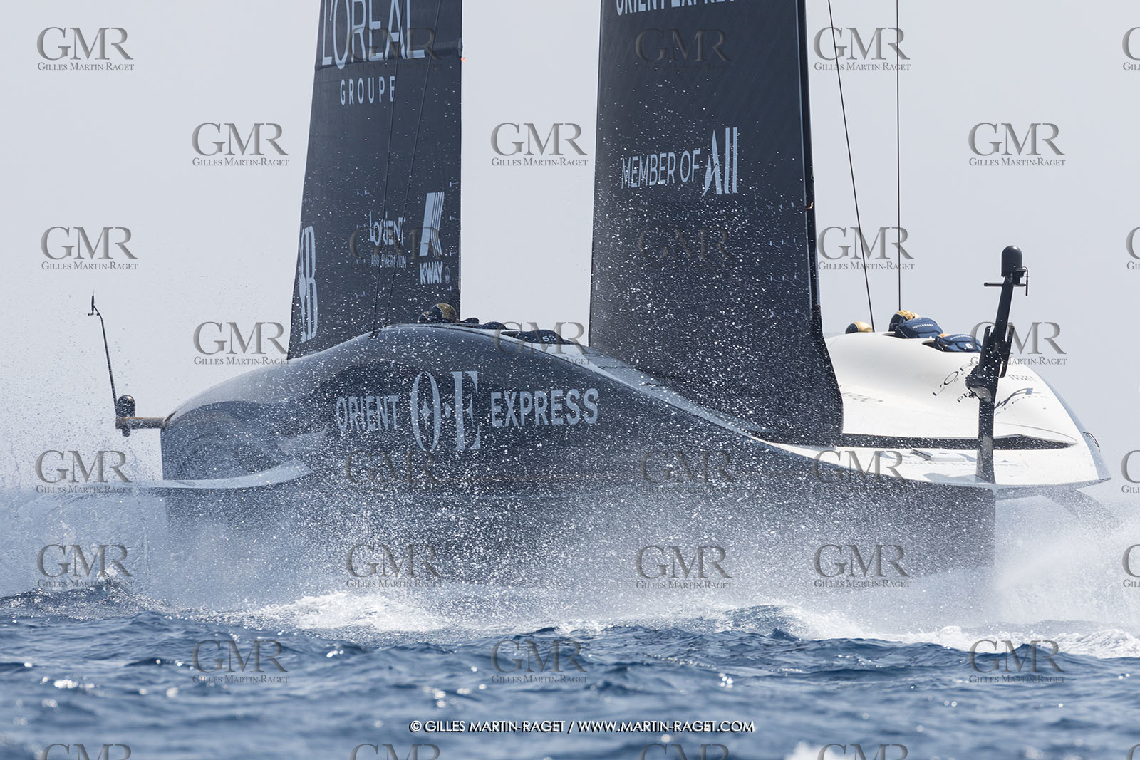 24 08 2024, Barcelona (ESP), Louis Vuitton 37th America's Cup, Louis Vuitton Prelilinary Regatta, Race Day 3