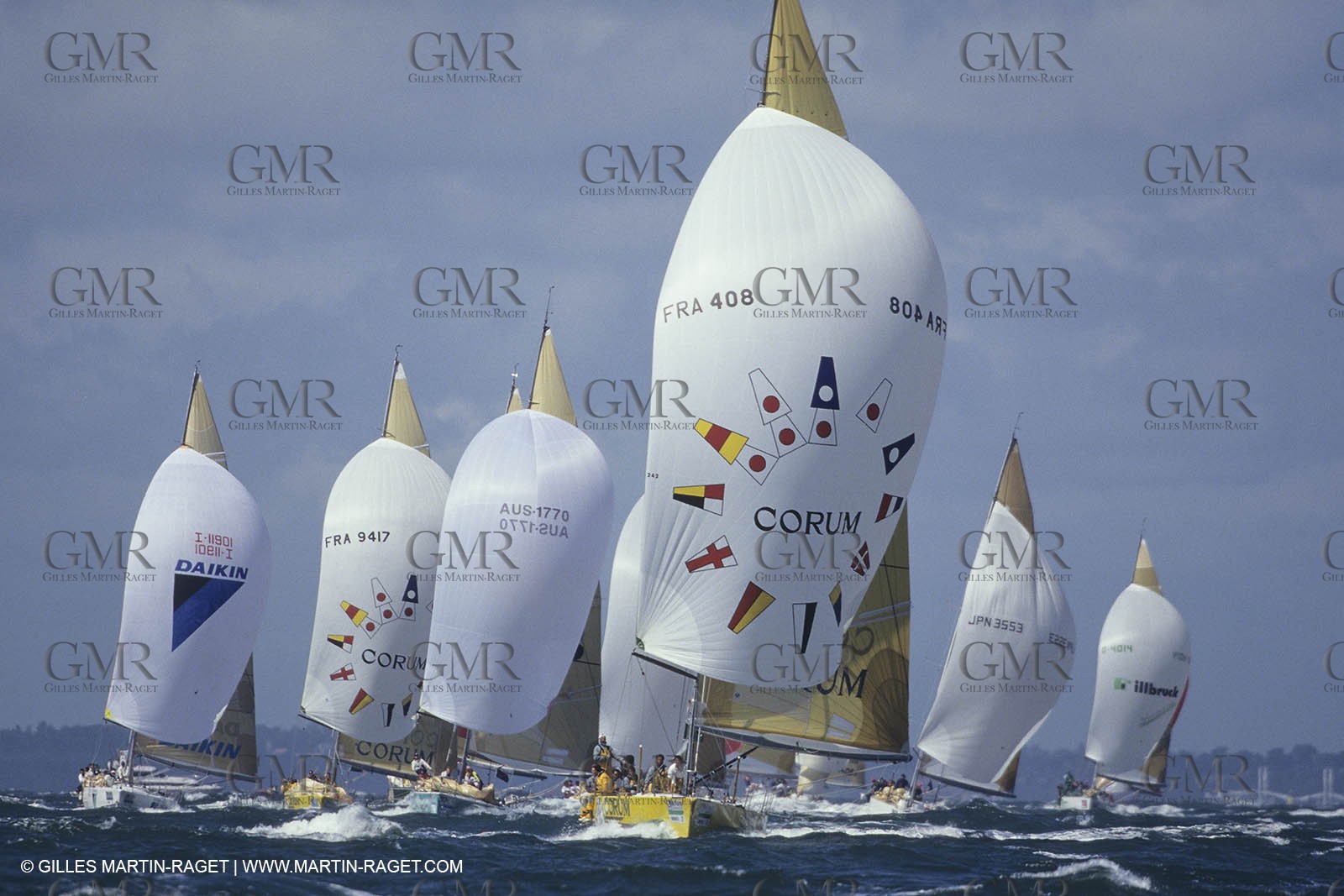 Sailing, Yacht Racing, Admiral's Cup, Cowes Week, Cowes (UK, IOW)