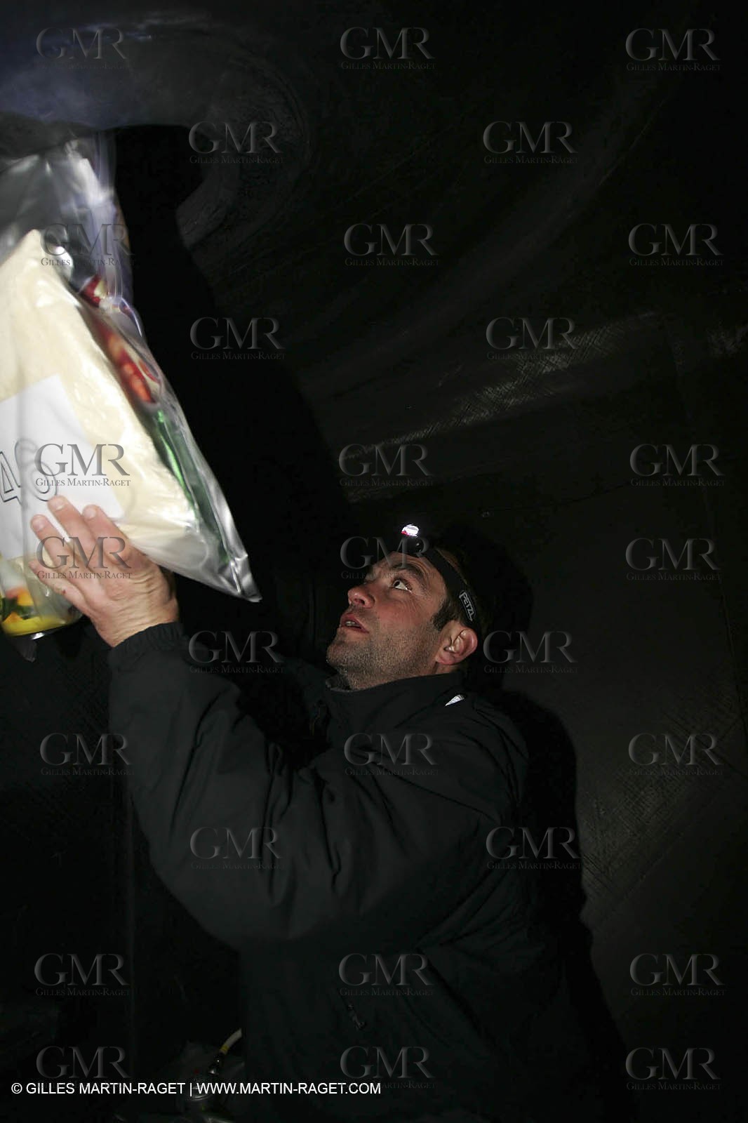Orange II - Jules Verne Trophy - preparation in Lorient - Jean-Baptiste Epron -