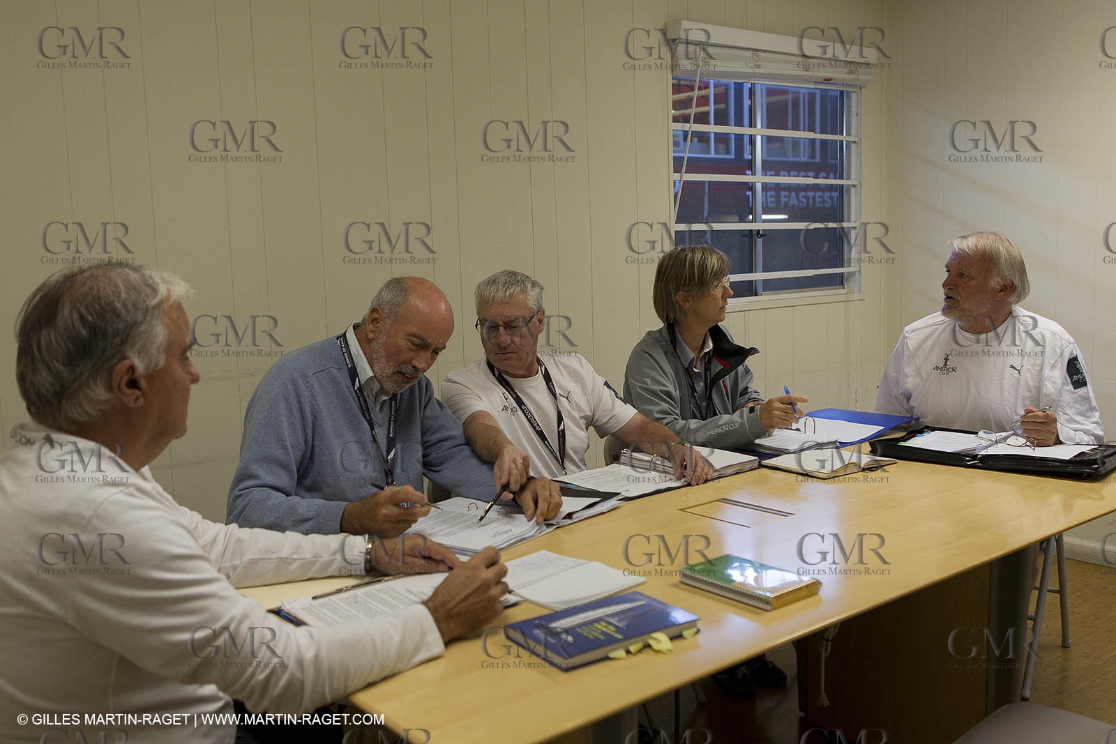 06 07 2013 - San Francisco (USA,CA) - 34th America's Cup - Jury at work
