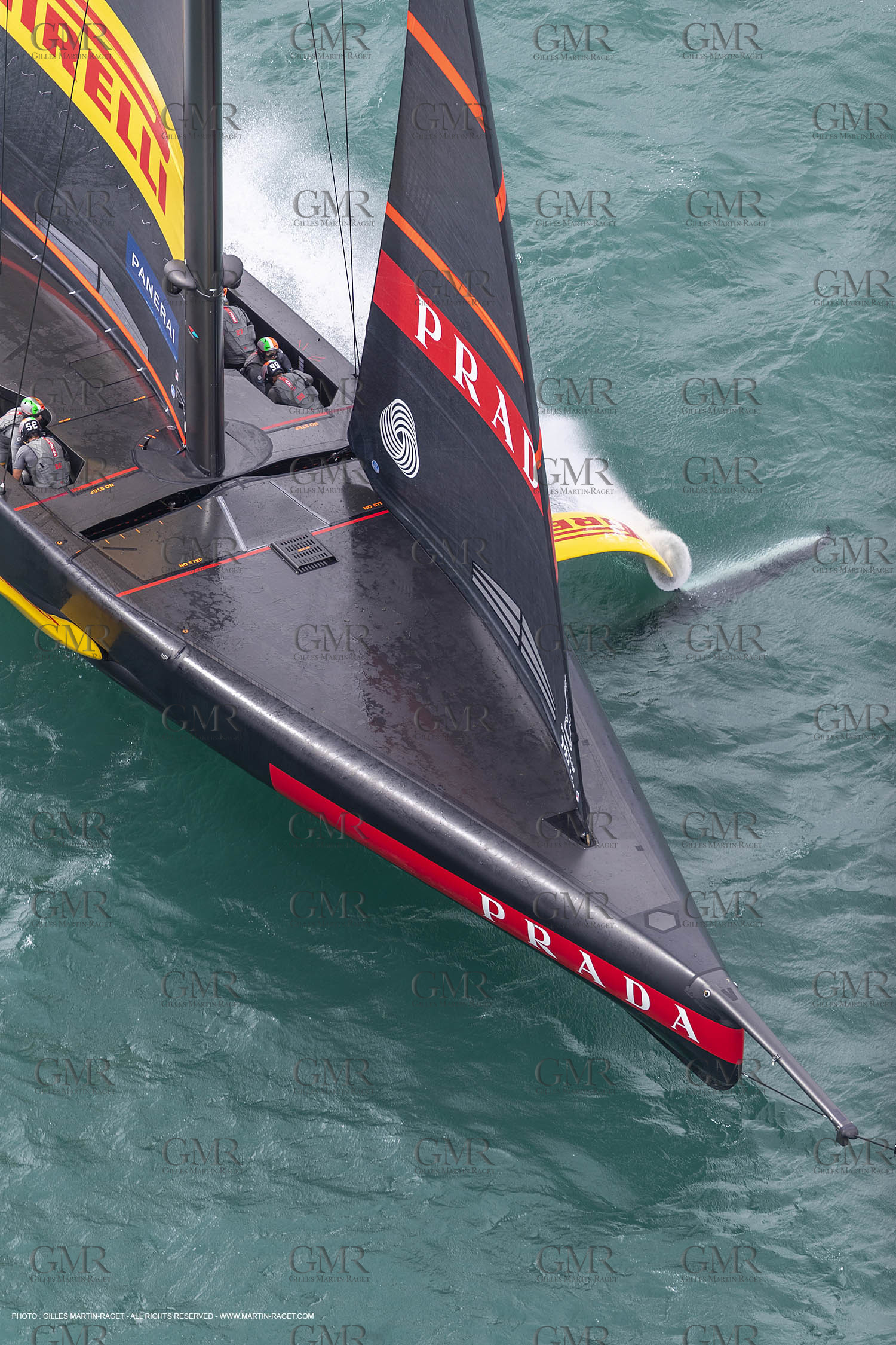 10 12 2020 - Auckland (NZL) - 36th America's Cup - Practice Sessions - Day 2 -Luna Rossa Prada Pirelli Team