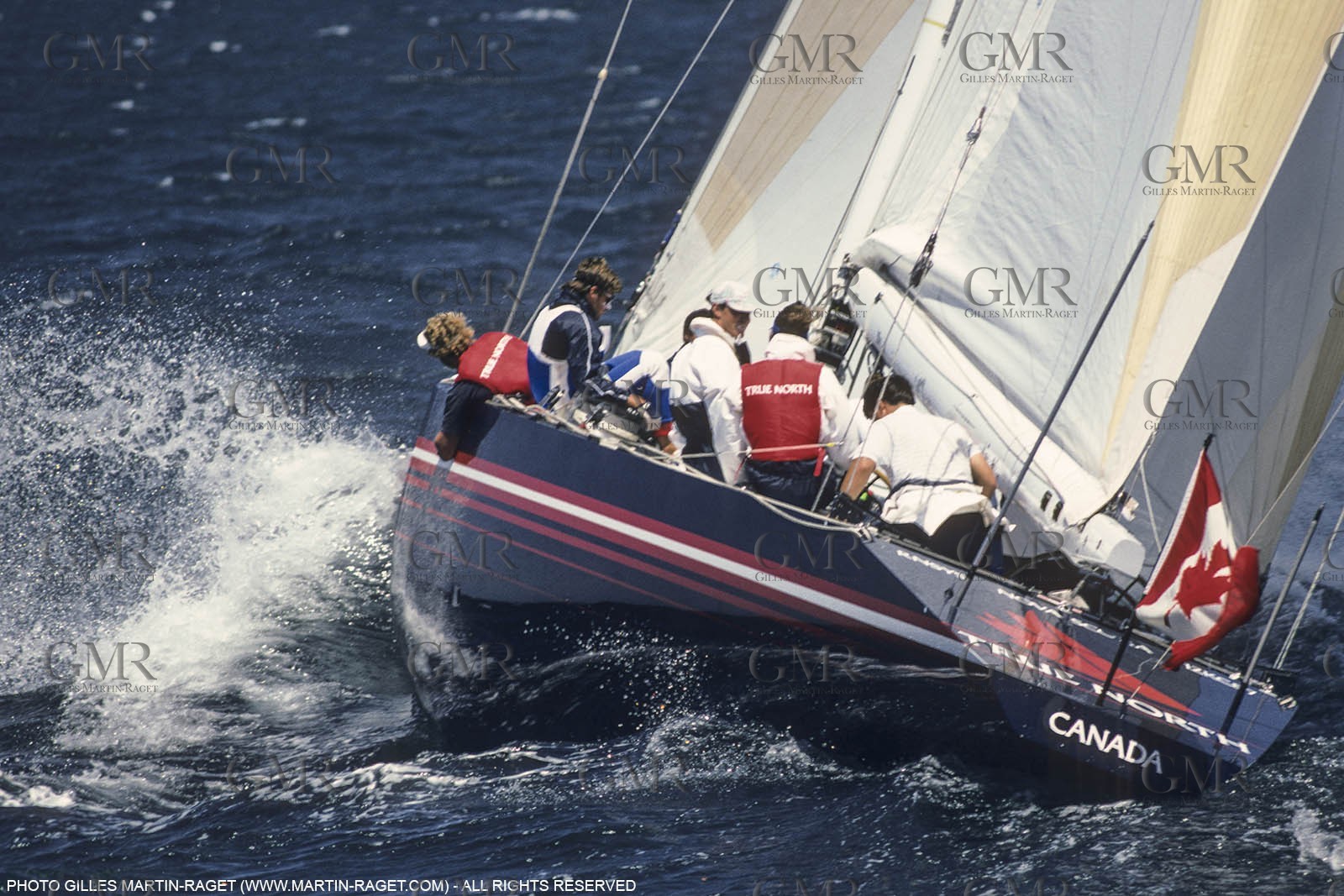 Sailing, Yacht Racing, America's Cup XVII, Fremantle (AUS,WA), 1987, True North
