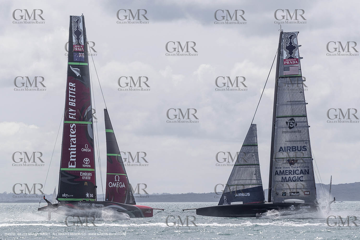 08 12 2020 - Auckland (NZL) - 36th America's Cup - Practice Sessions - Day 1