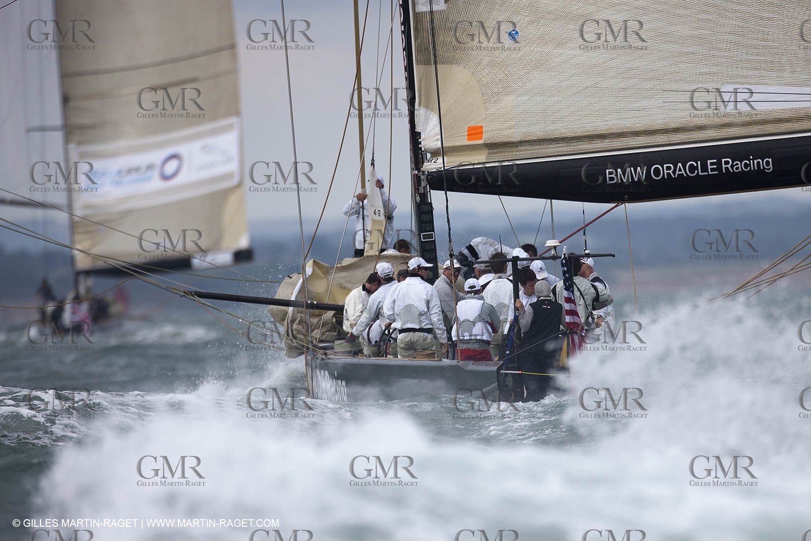 03 08 2010 - Cowes (UK, IOW) - The 1851 Cup -  BMW ORACLE Racing - Day 1