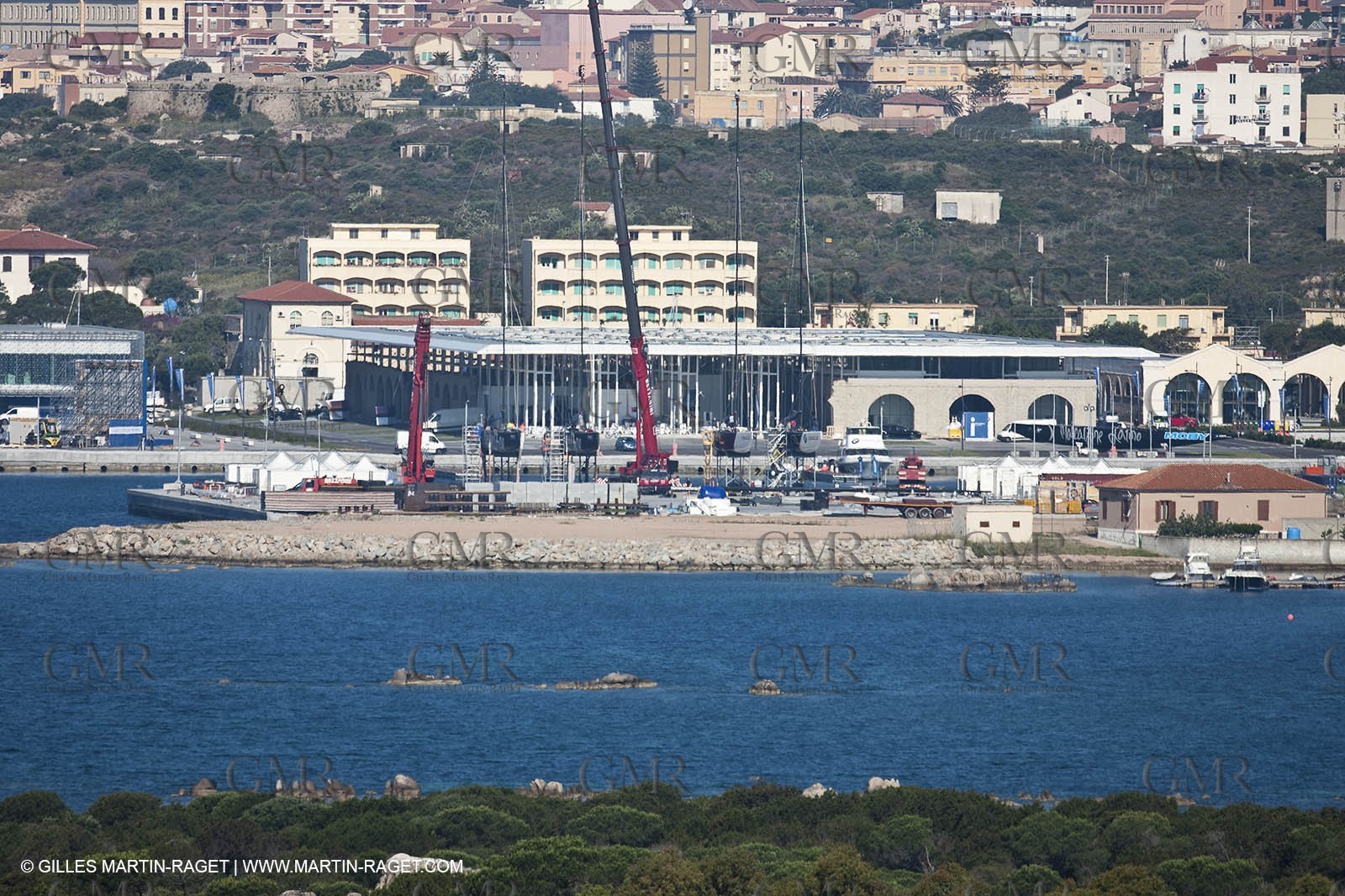19 05 2010 - La Maddalena (ITA, Sardinia) - Carrano boatyard and Passo della Moneta Marina