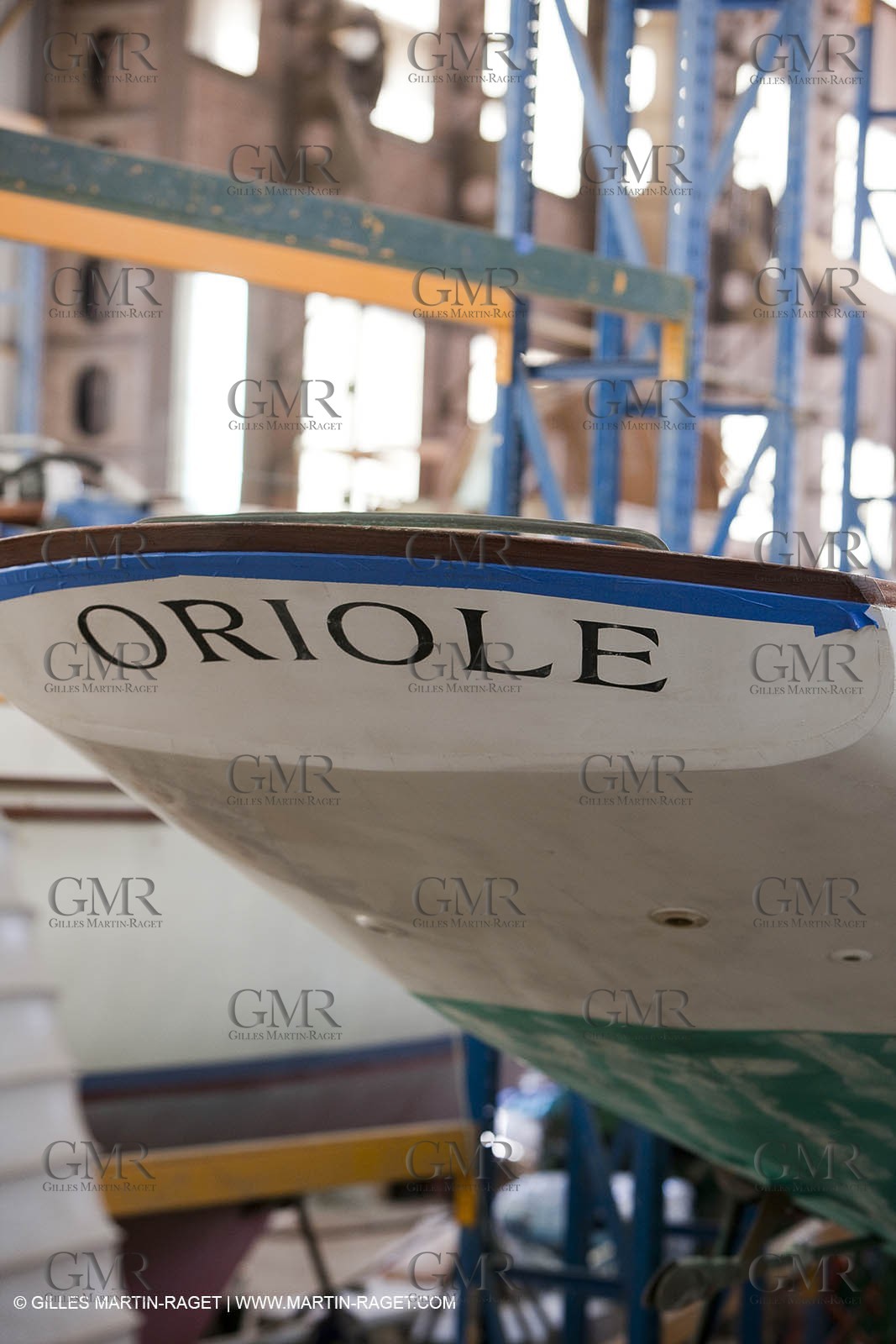 13 03 2010 - La Ciotat (FRA,13) - Oriole - Annual maintenance at  Charpentiers Réunis boatyard