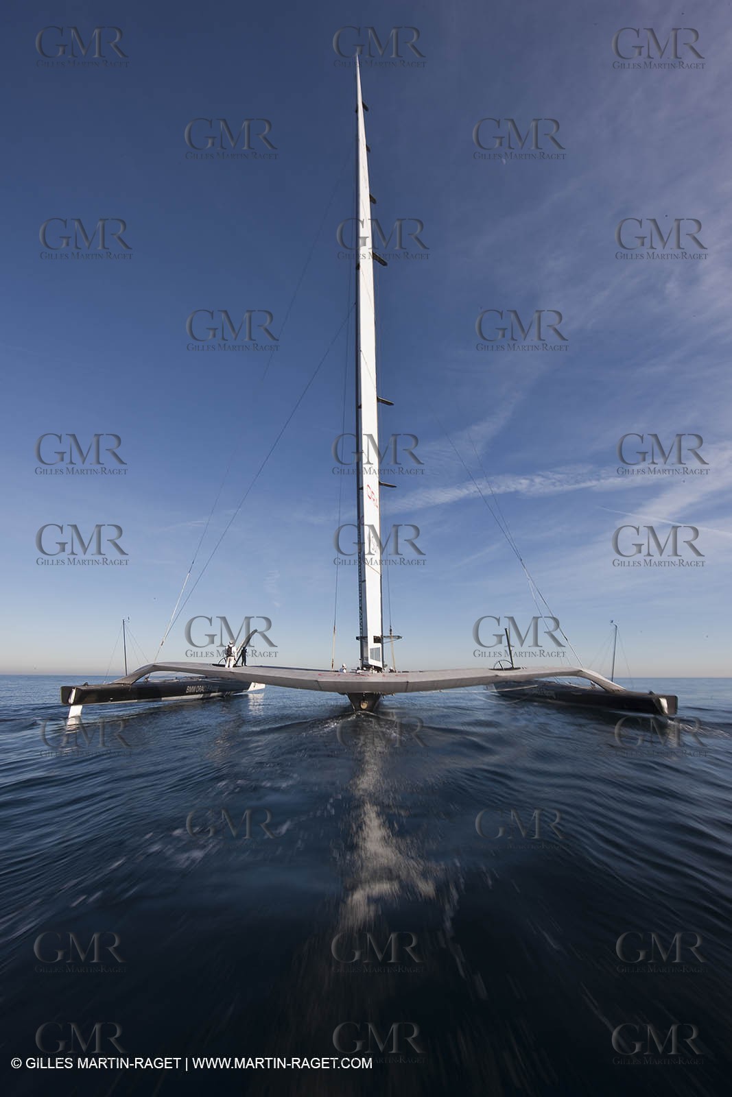 19 01 2010 - Valencia (ESP) - 33rd America's Cup - BMW ORACLE Racing - Boat preparation