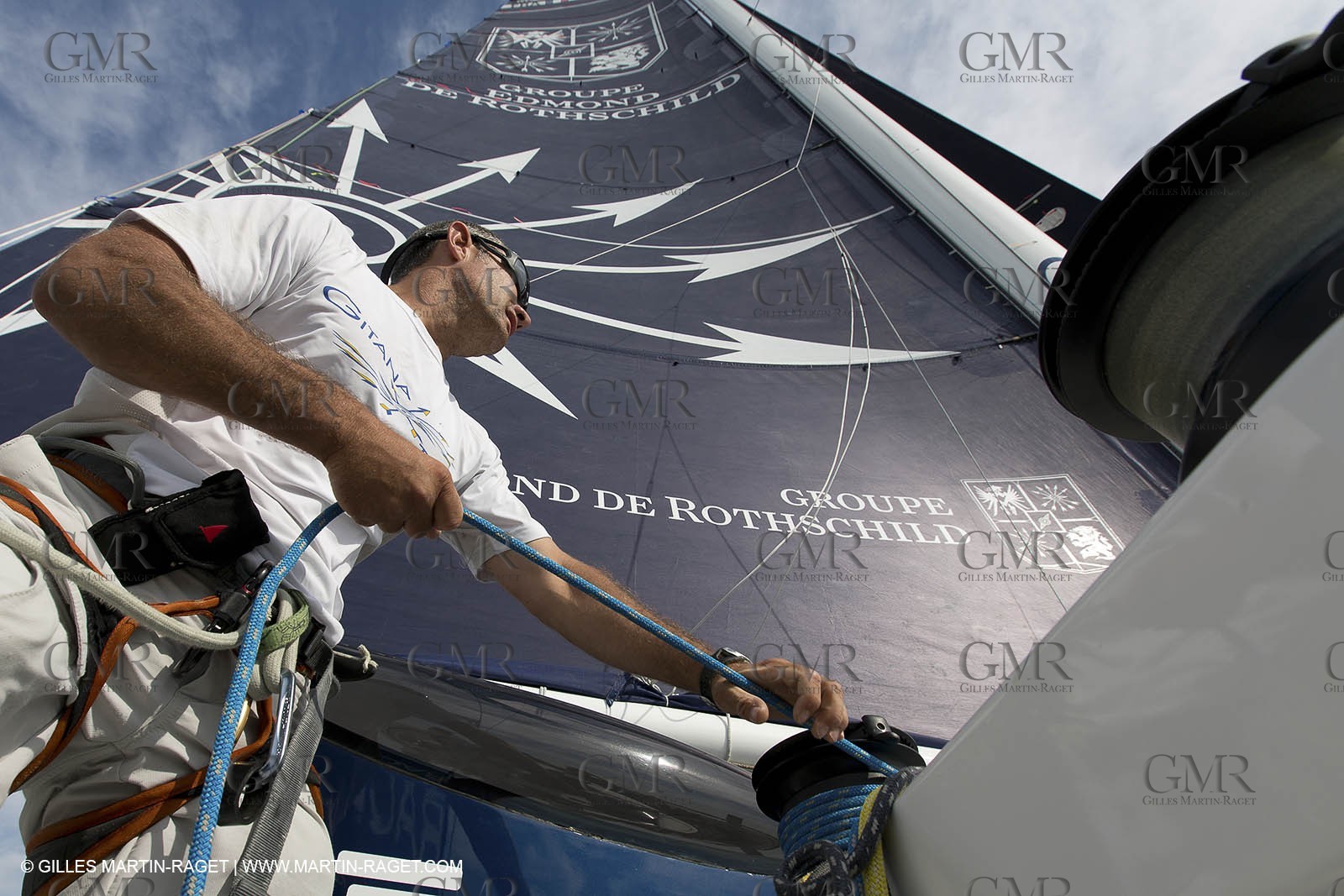 05 07 2012 - New York (USA) - Ocean Krys Race - Speed runs in fornt of NY city