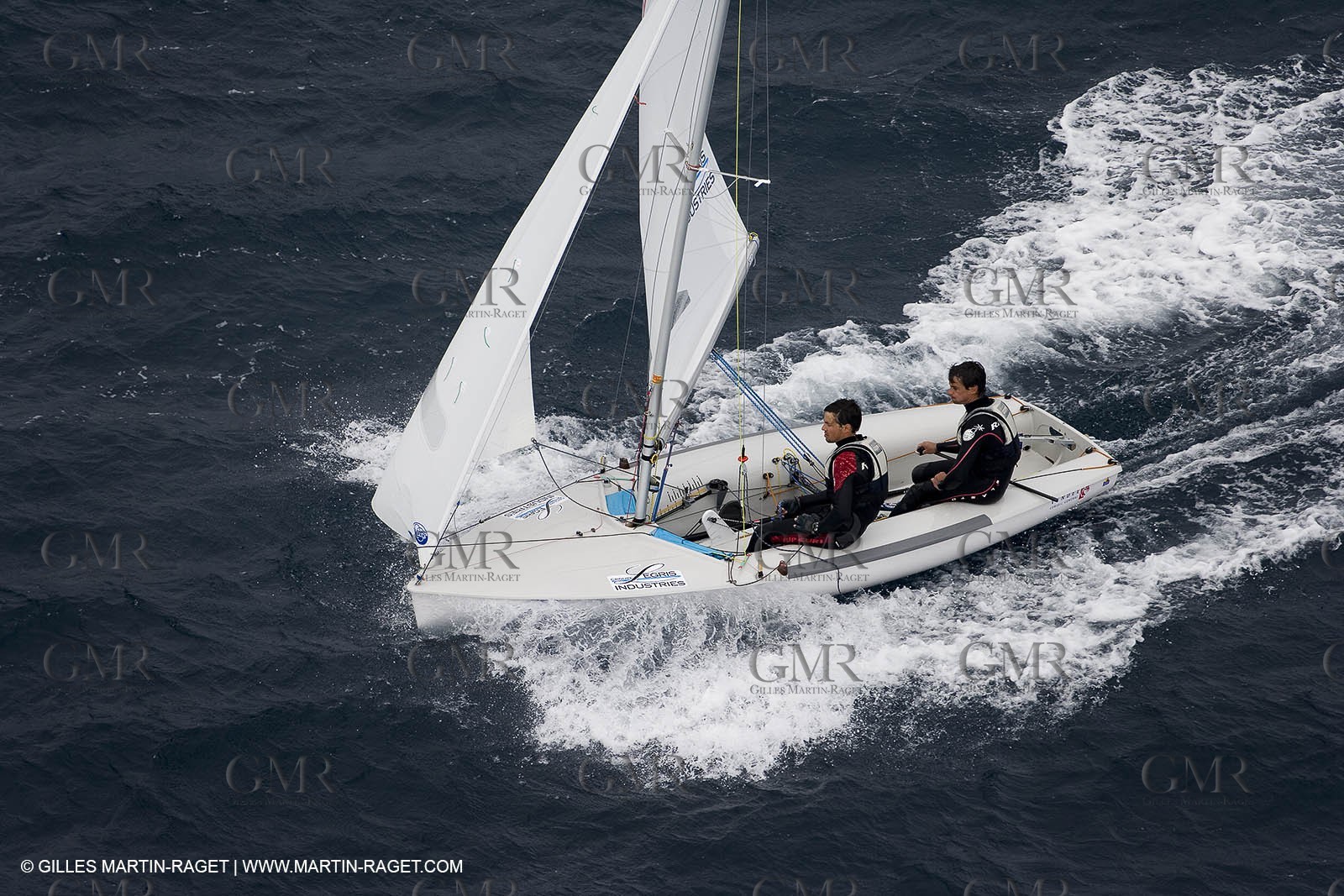 26 04 2007 - 2007 Semaine Olympique Française - Hyères (South of France) - Day 5 - Team France - 470 Homme - Bonnaud-Bonnaud